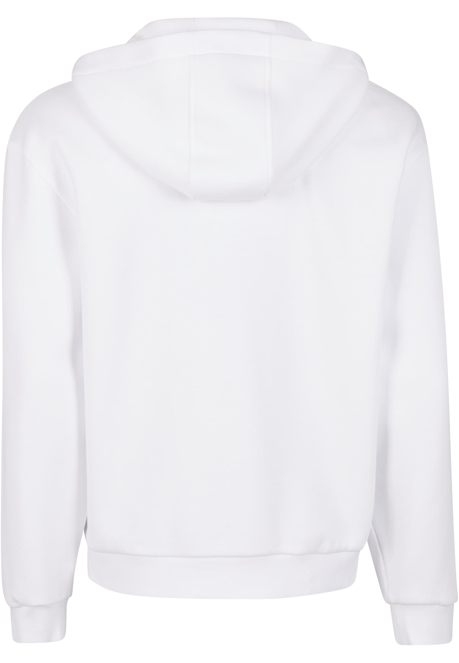 Fluffy Zip Hoody white | white
