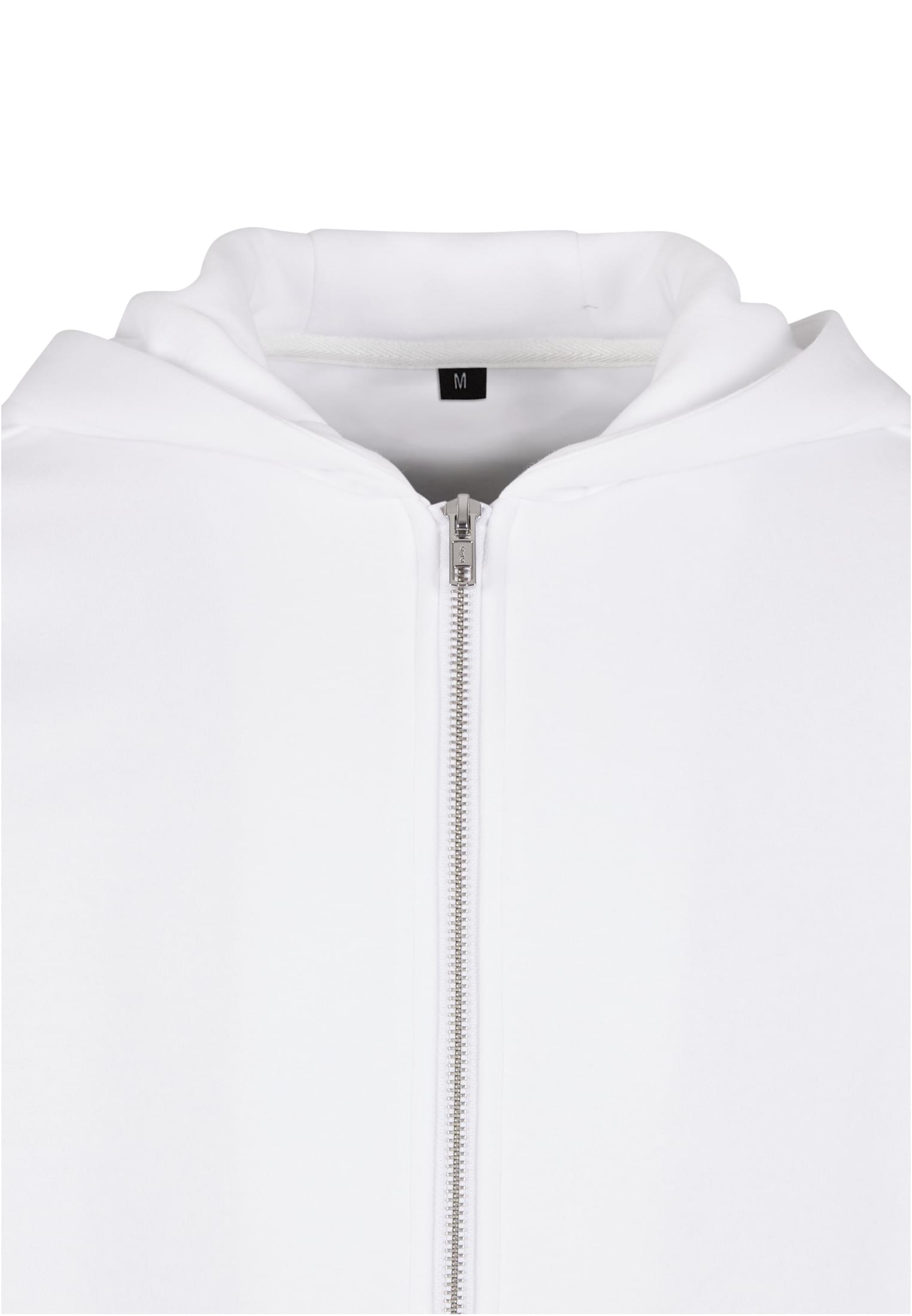 Fluffy Zip Hoody white | white