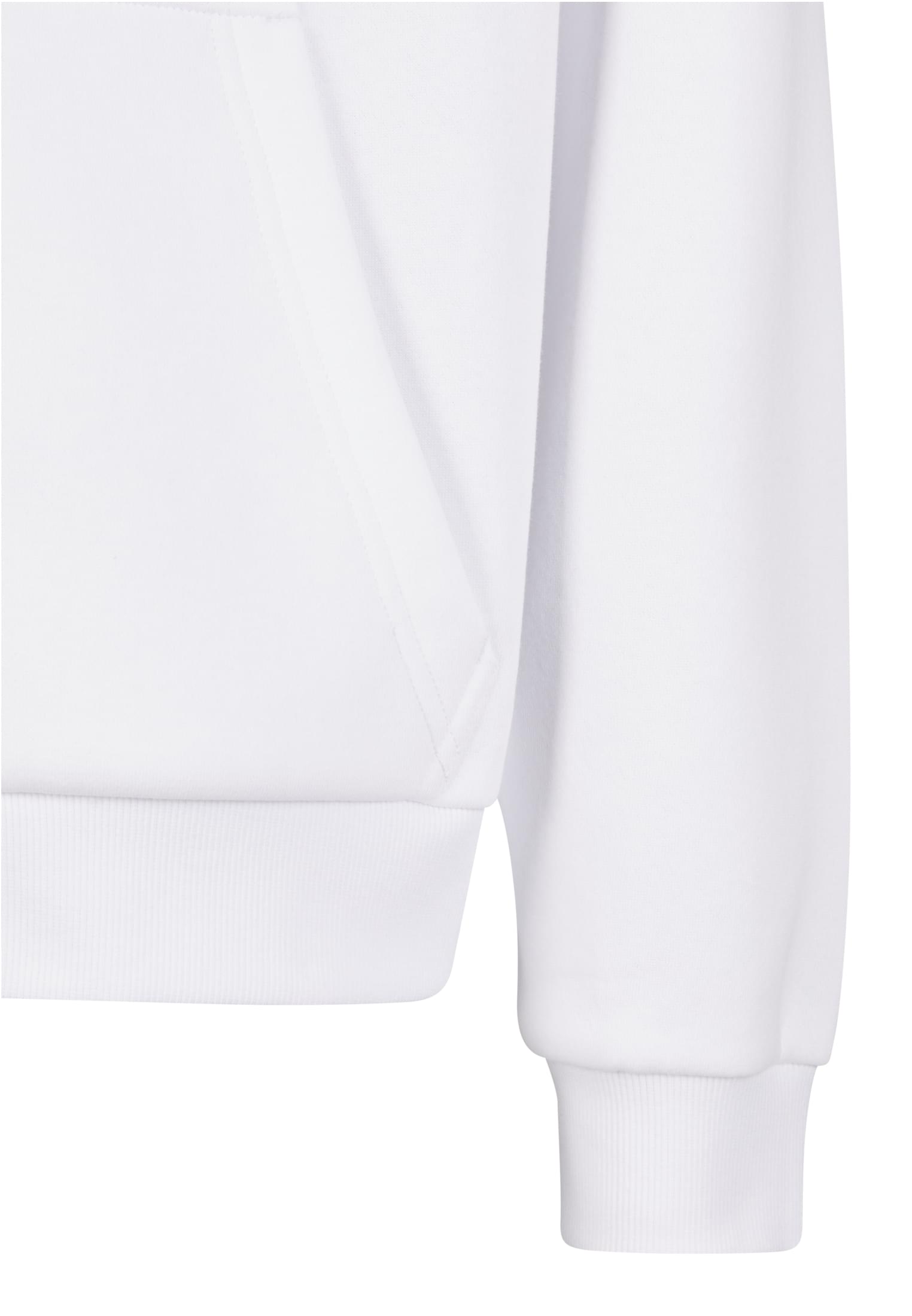 Fluffy Zip Hoody white | white