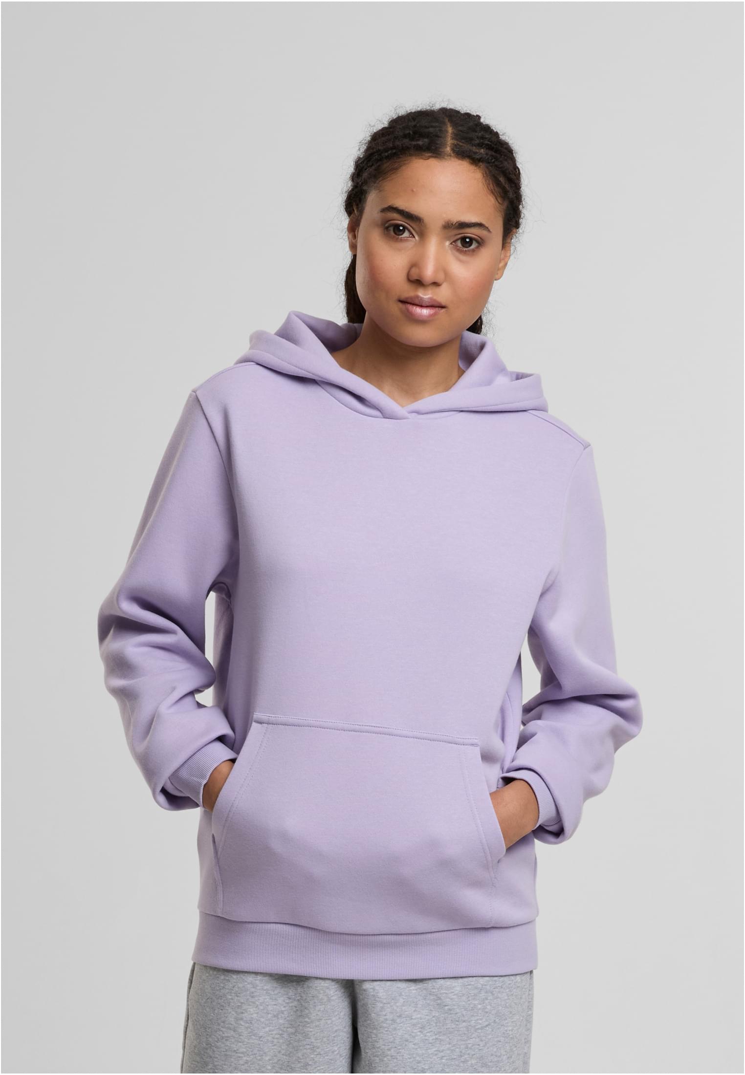 Ladies Fluffy Hoody lilac | lilac