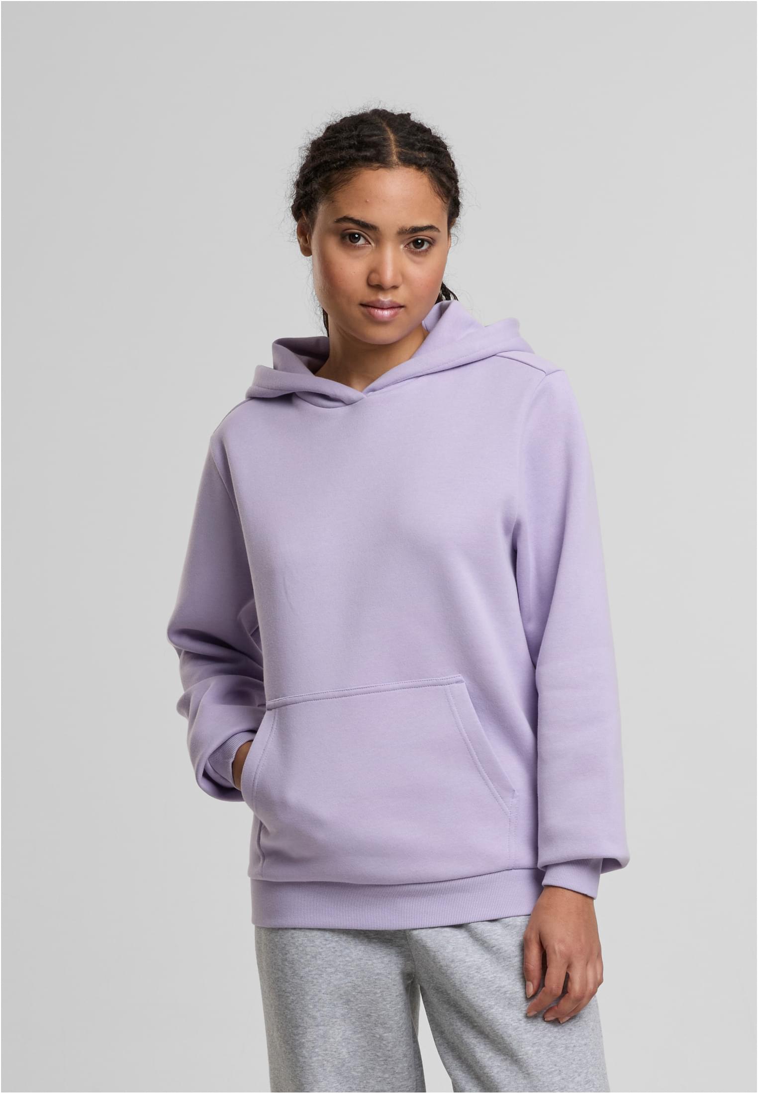 Ladies Fluffy Hoody lilac | lilac