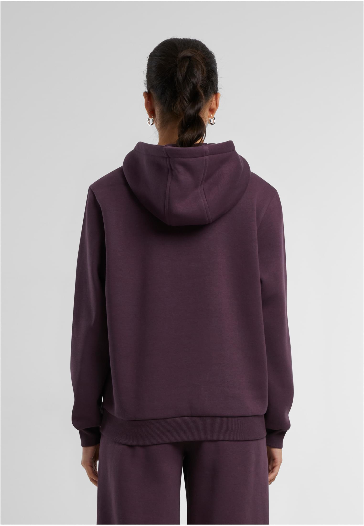 Ladies Fluffy Hoody plumpurple | plumpurple