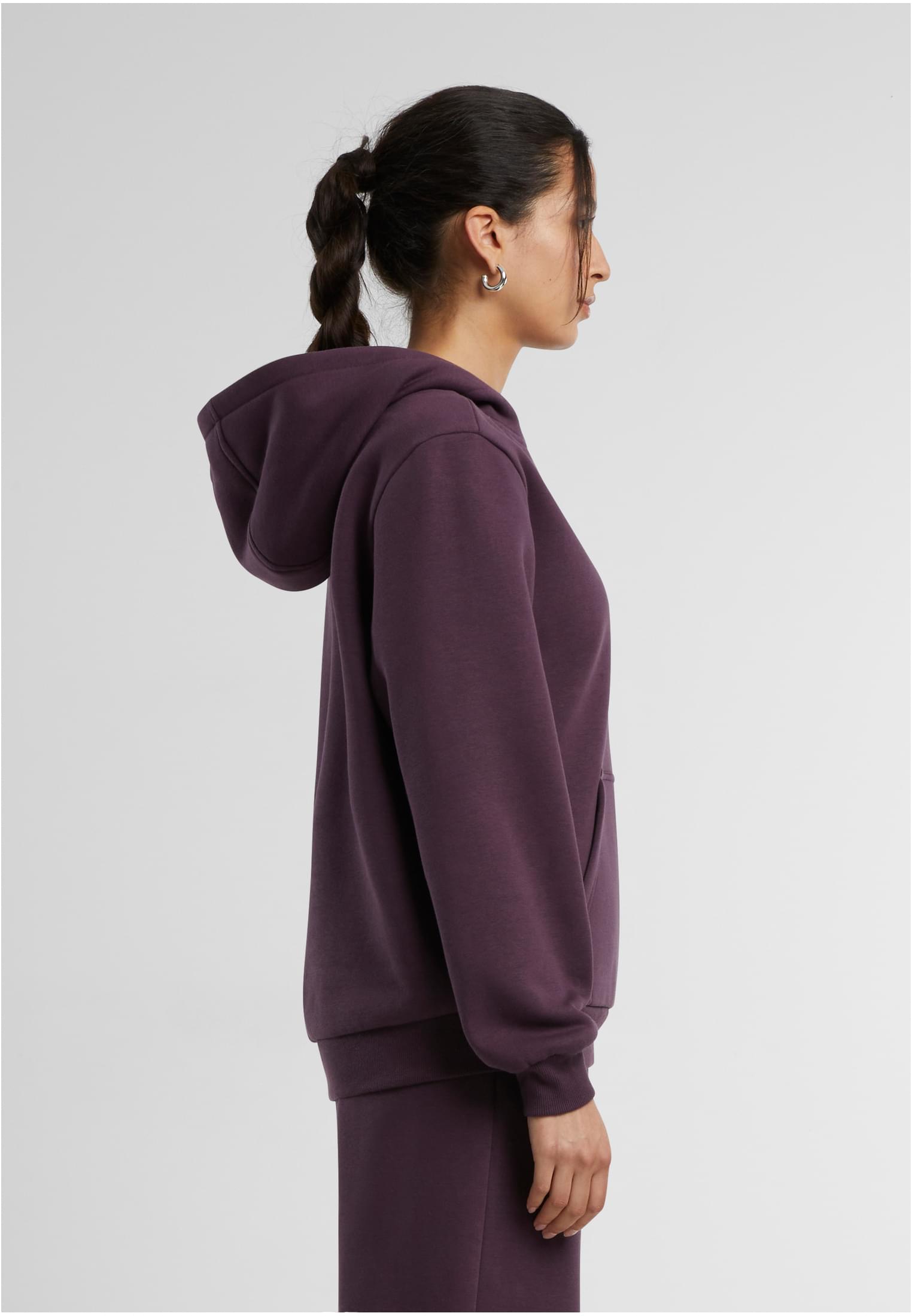 Ladies Fluffy Hoody plumpurple | plumpurple