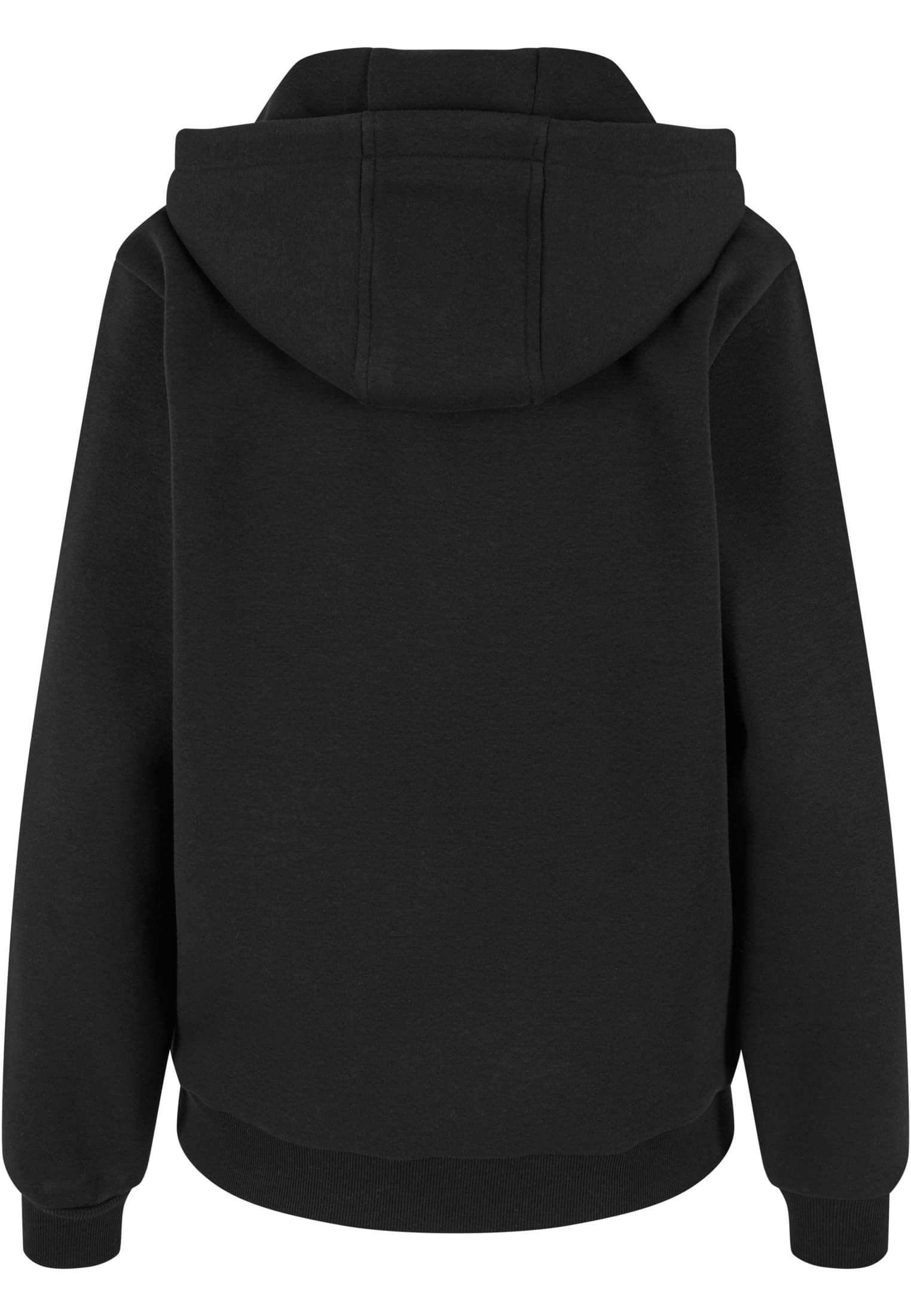 Ladies Fluffy Hoody black | black