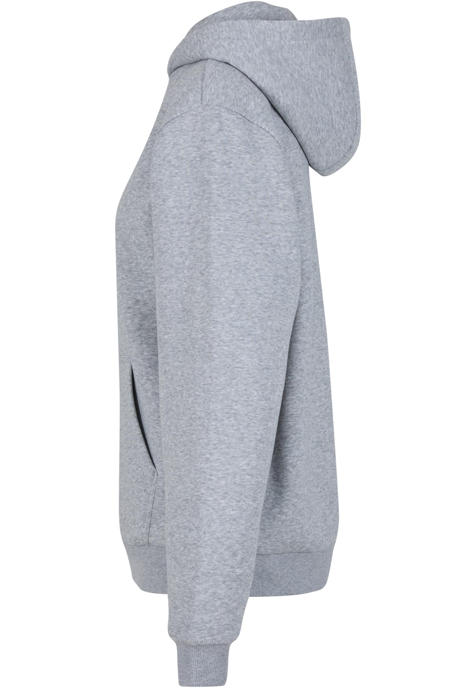 Ladies Fluffy Hoody heathergrey | heathergrey