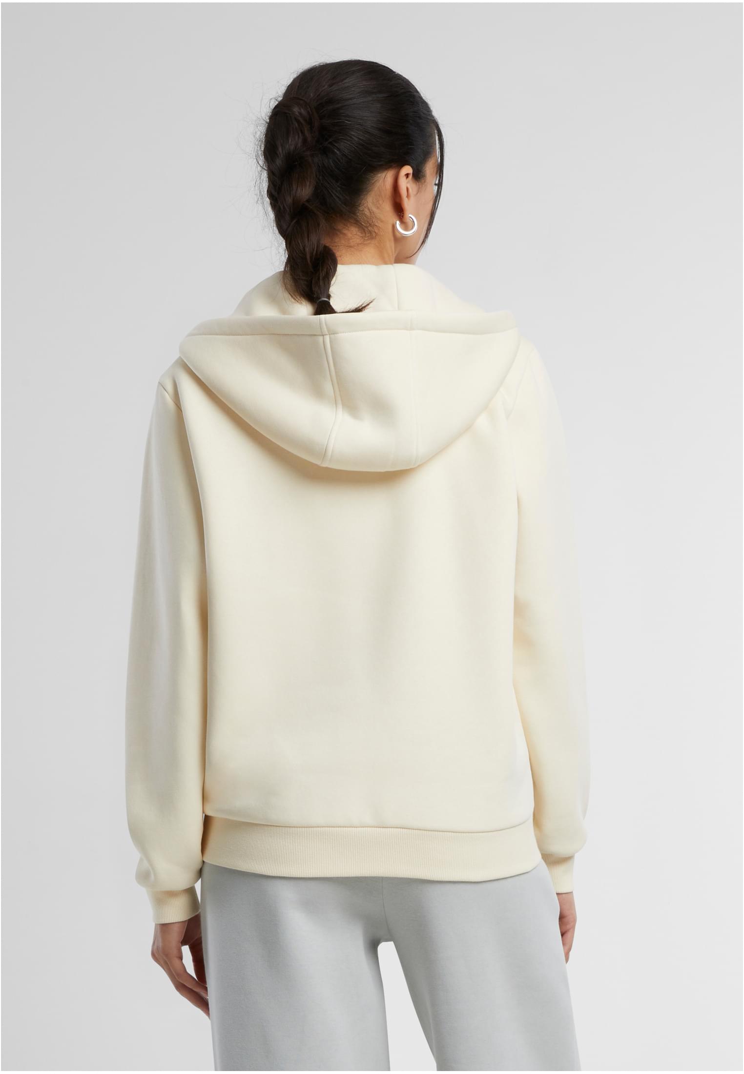 Ladies Fluffy Zip Hoody whitesand | whitesand