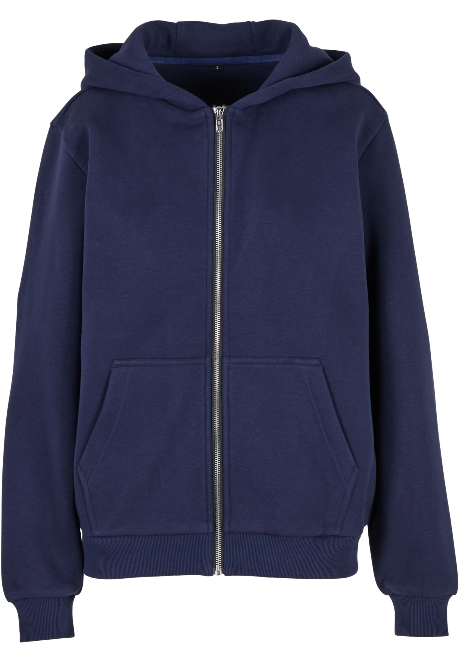 Ladies Fluffy Zip Hoody navy | navy