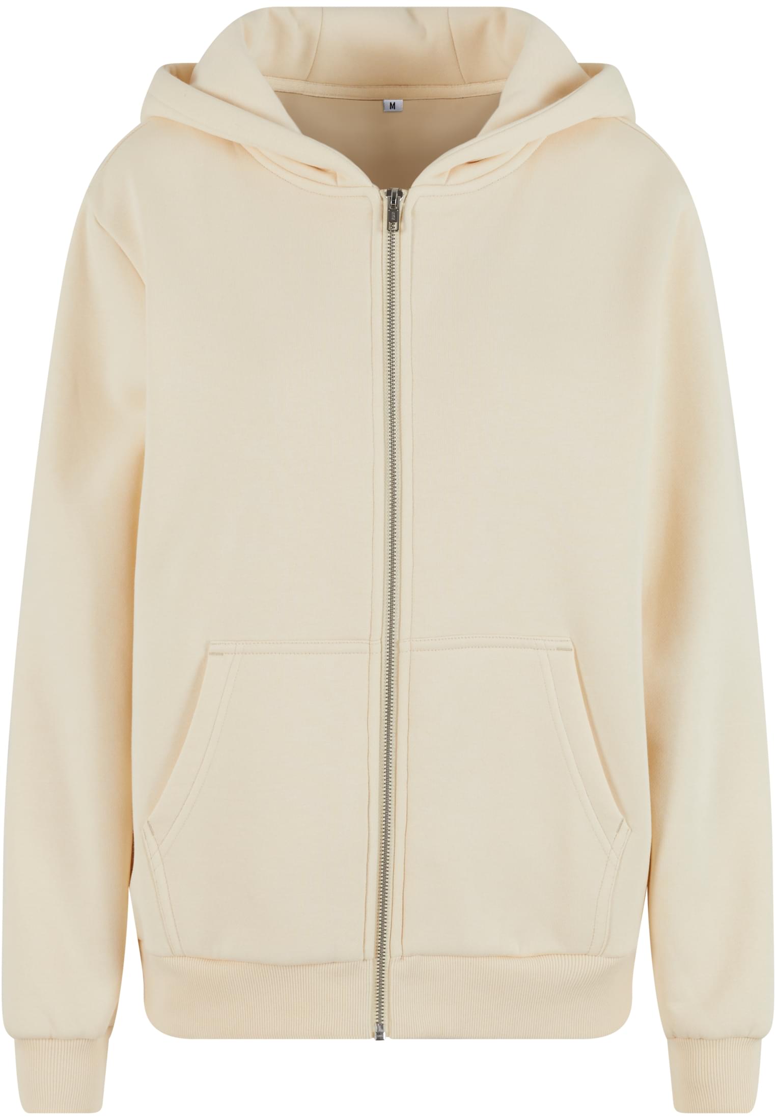 Ladies Fluffy Zip Hoody whitesand | whitesand