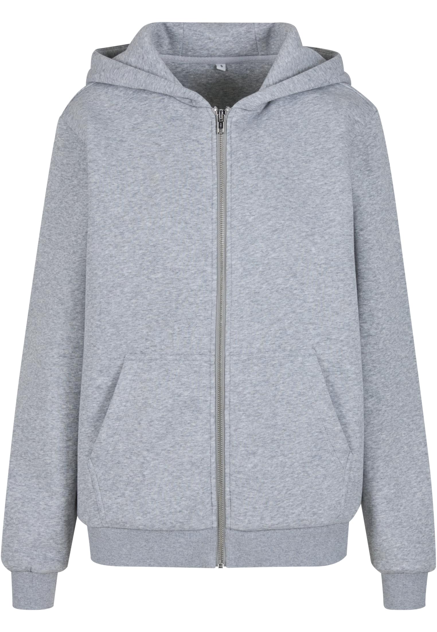 Ladies Fluffy Zip Hoody heathergrey | heathergrey