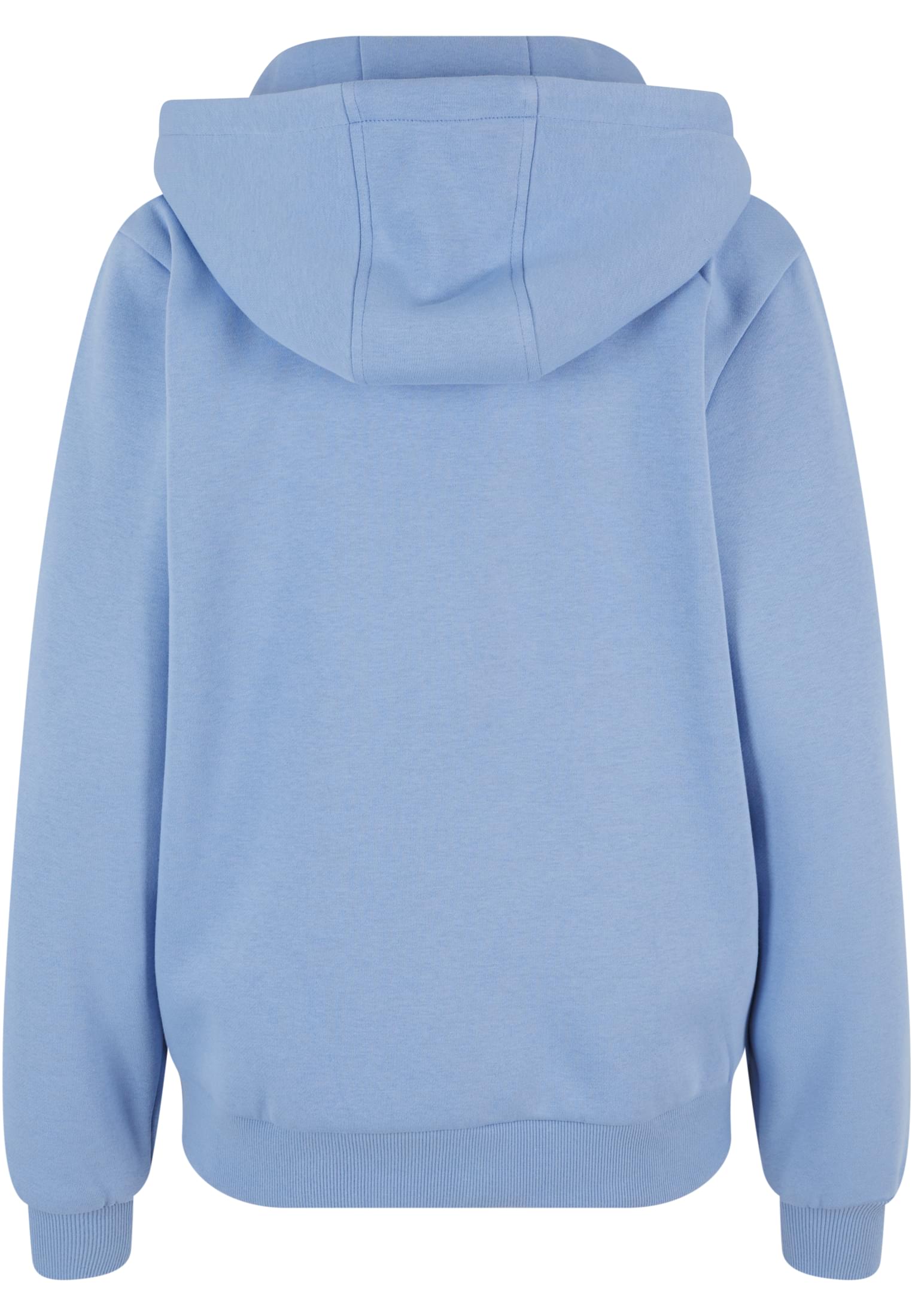 Ladies Fluffy Zip Hoody powderblue | powderblue