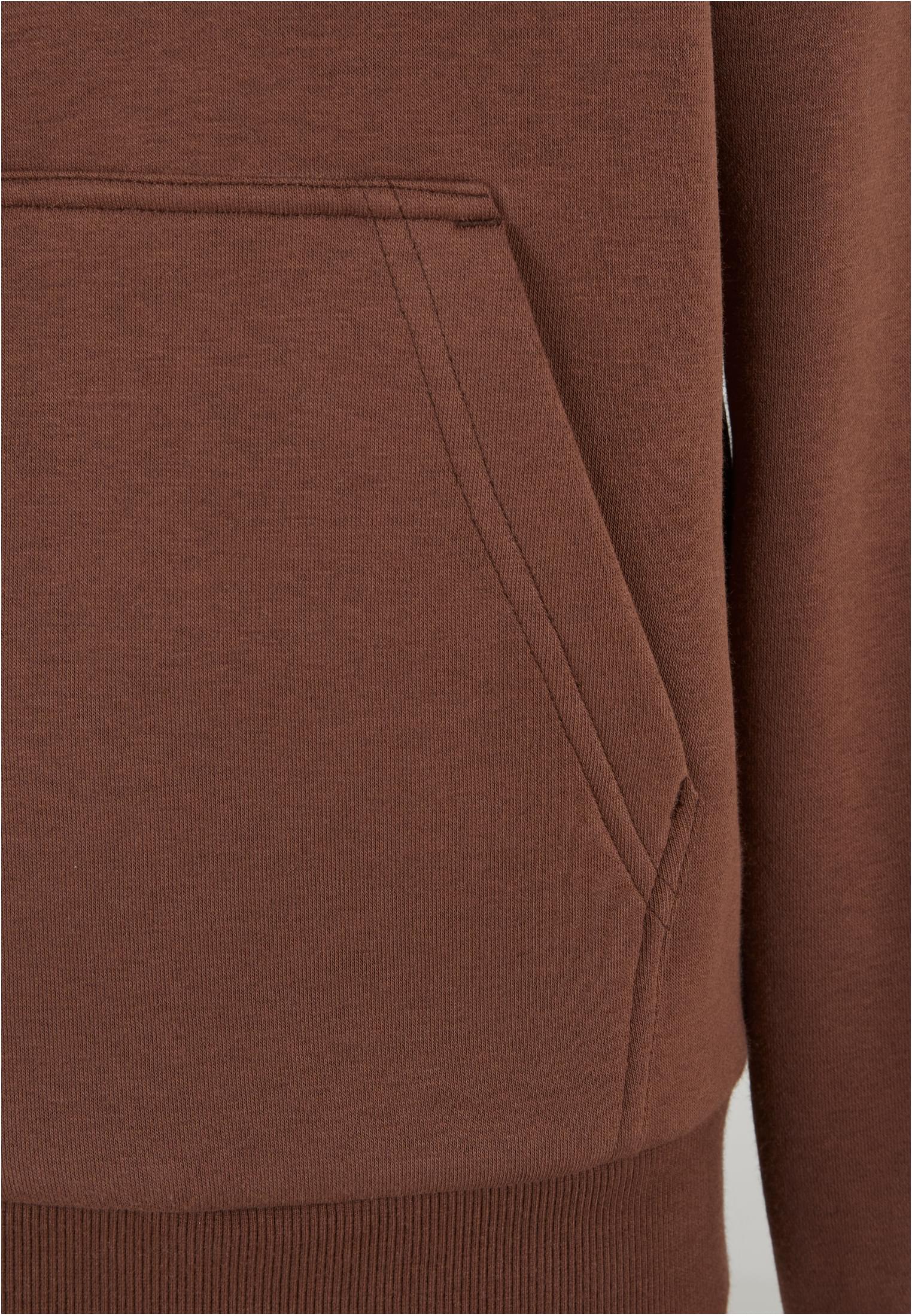 Ladies Fluffy Zip Hoody chocolatebrown | chocolatebrown