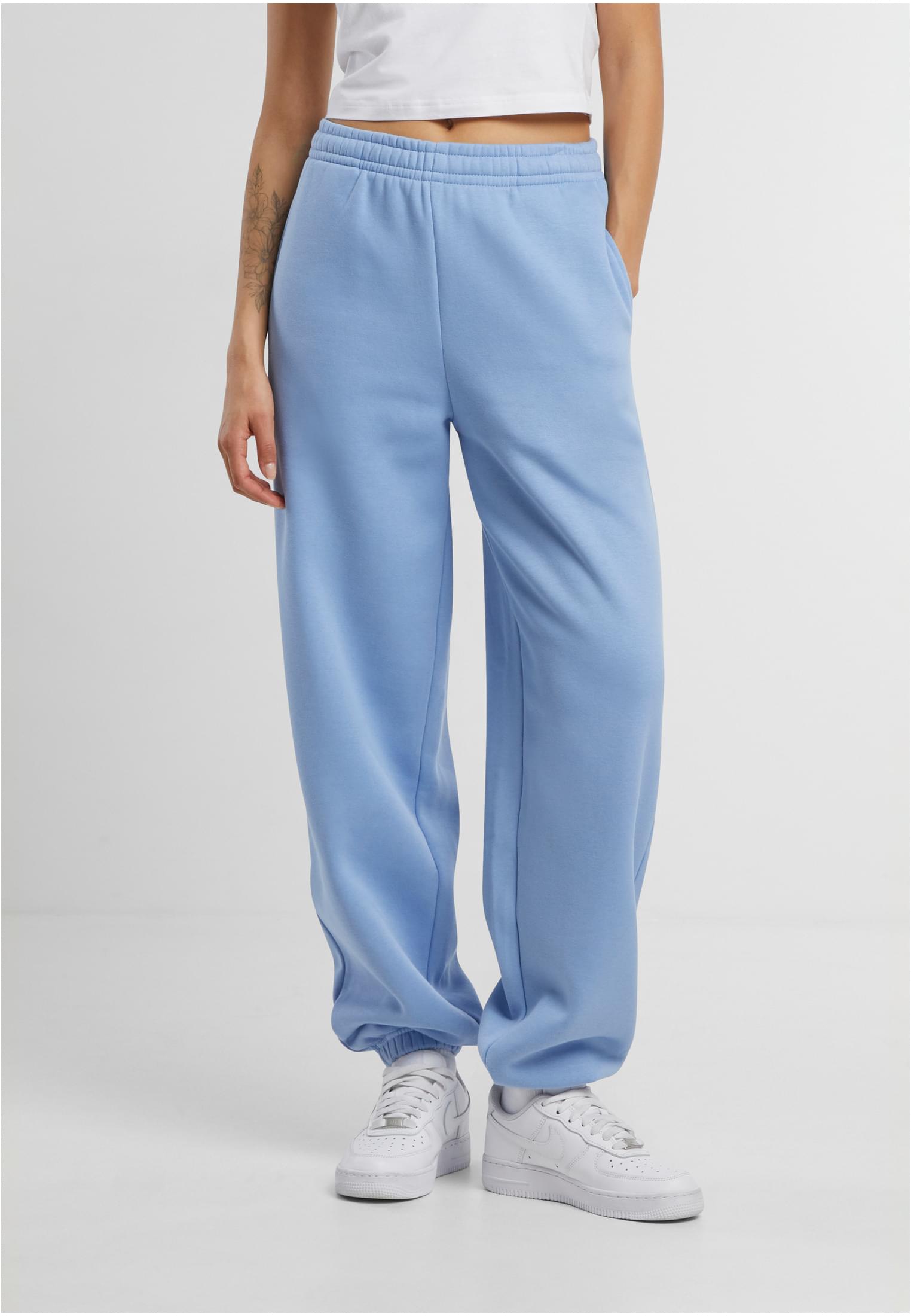 Ladies Fluffy Sweatpants powderblue | powderblue