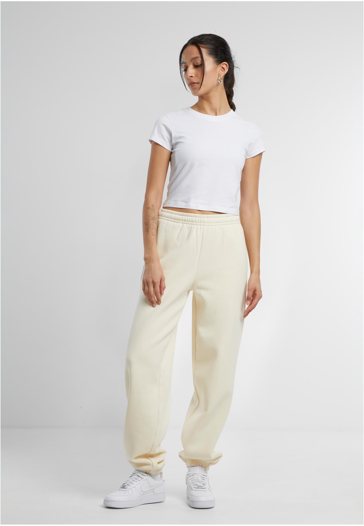 Ladies Fluffy Sweatpants whitesand | whitesand