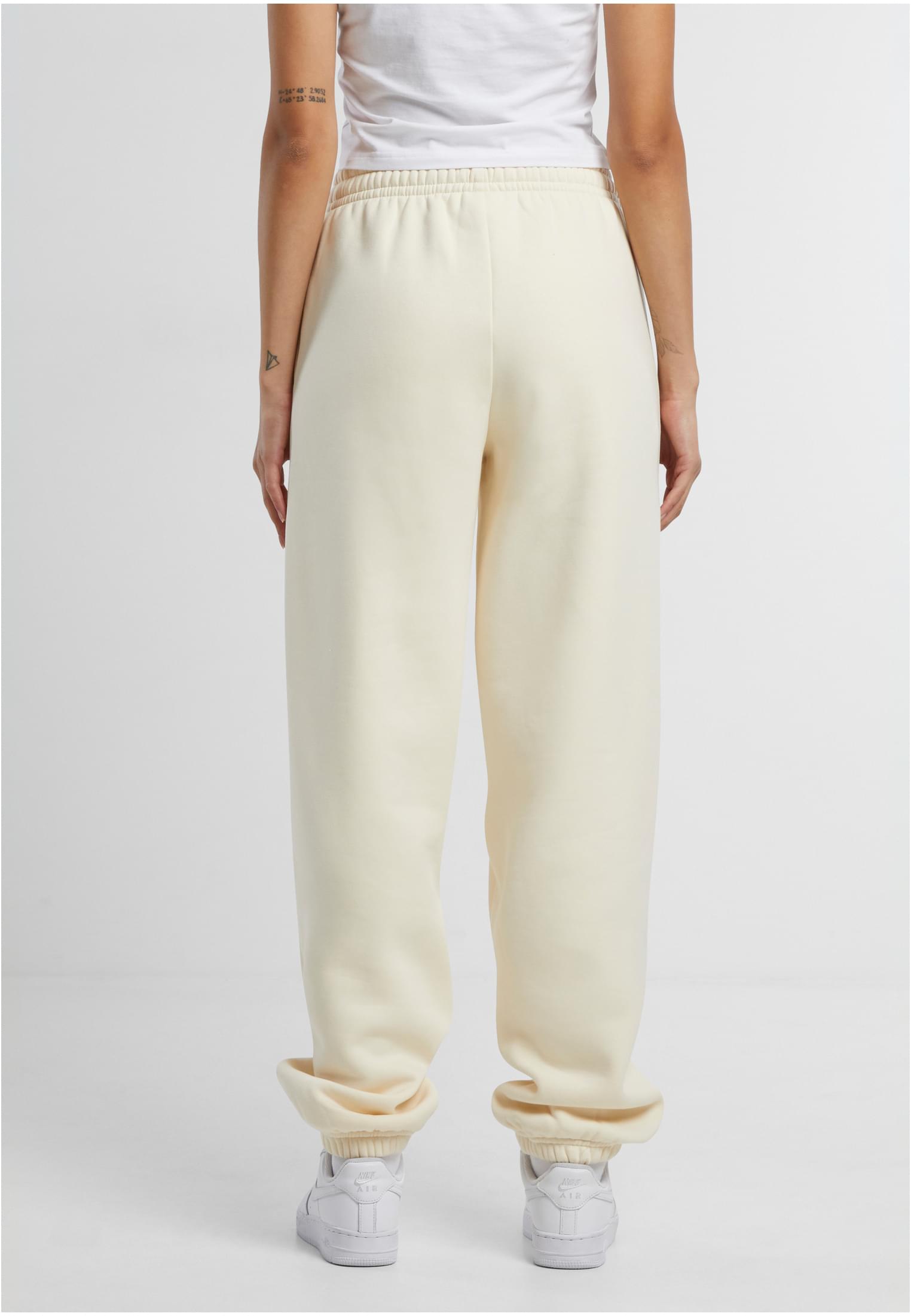 Ladies Fluffy Sweatpants whitesand | whitesand