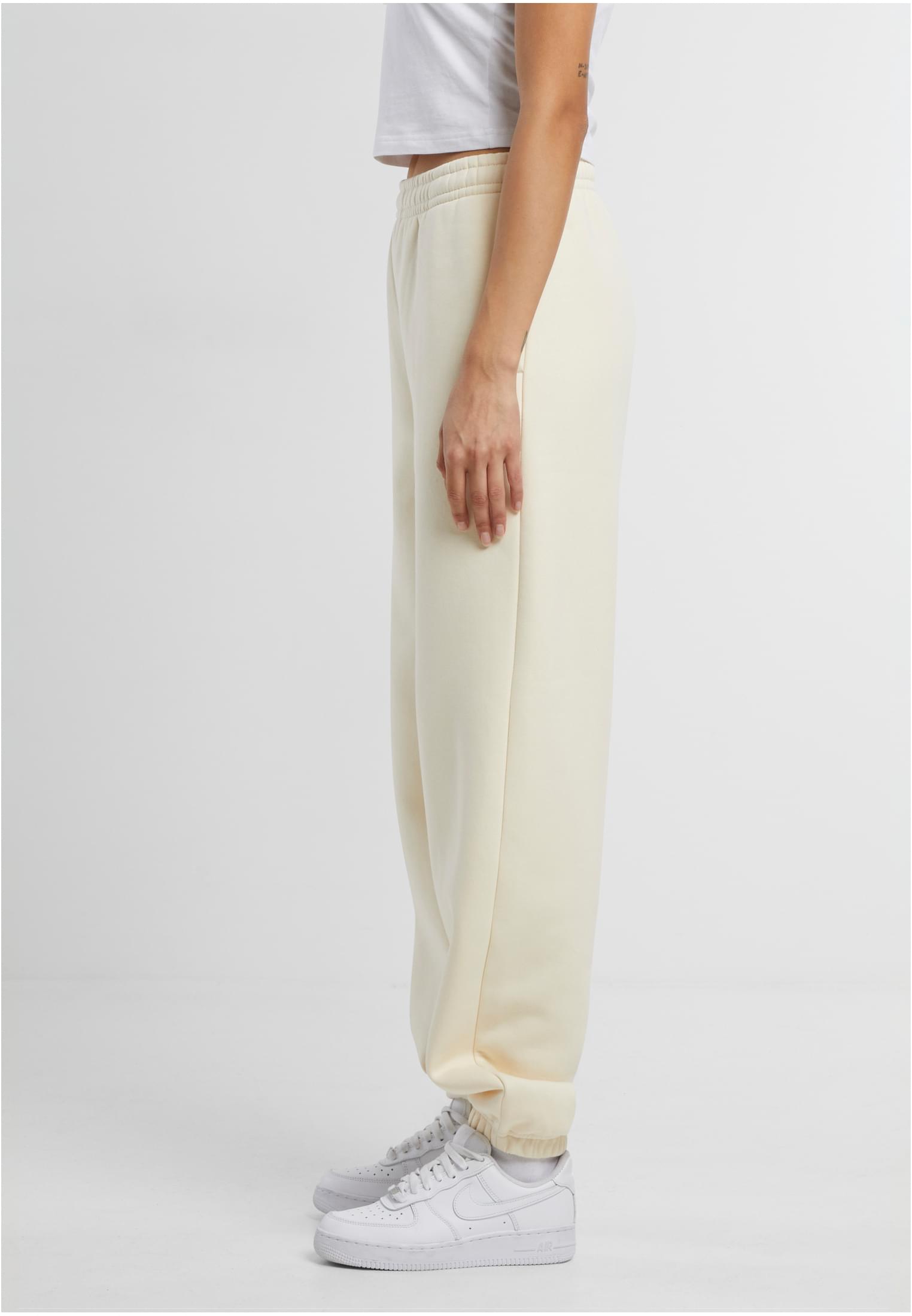 Ladies Fluffy Sweatpants whitesand | whitesand