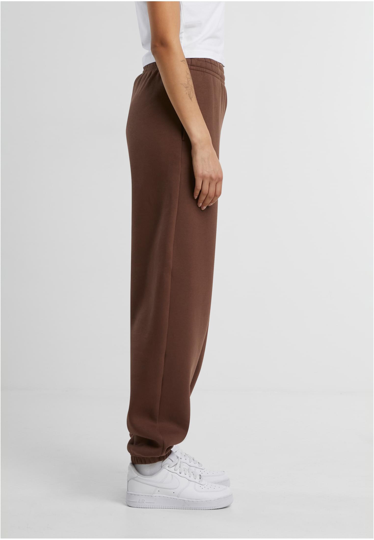 Ladies Fluffy Sweatpants chocolatebrown | chocolatebrown