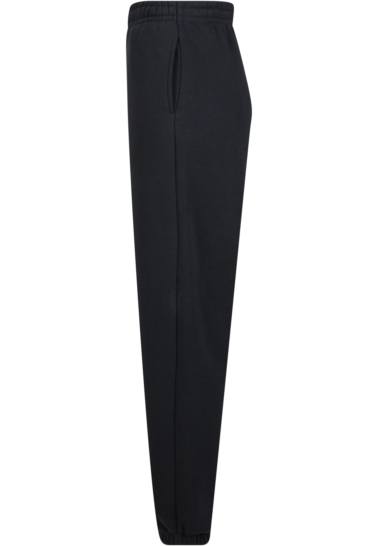 Ladies Fluffy Sweatpants black | black