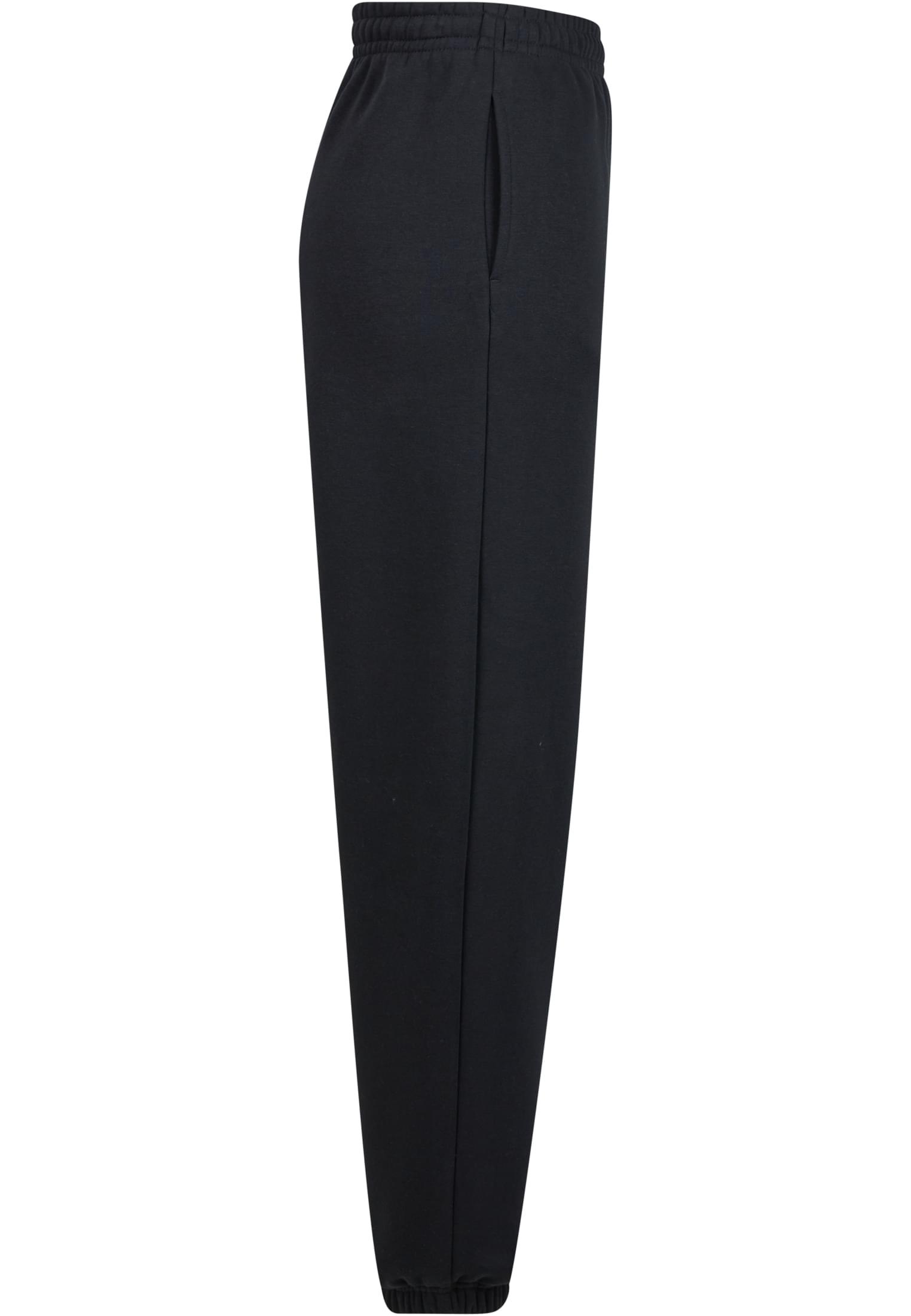 Ladies Fluffy Sweatpants black | black