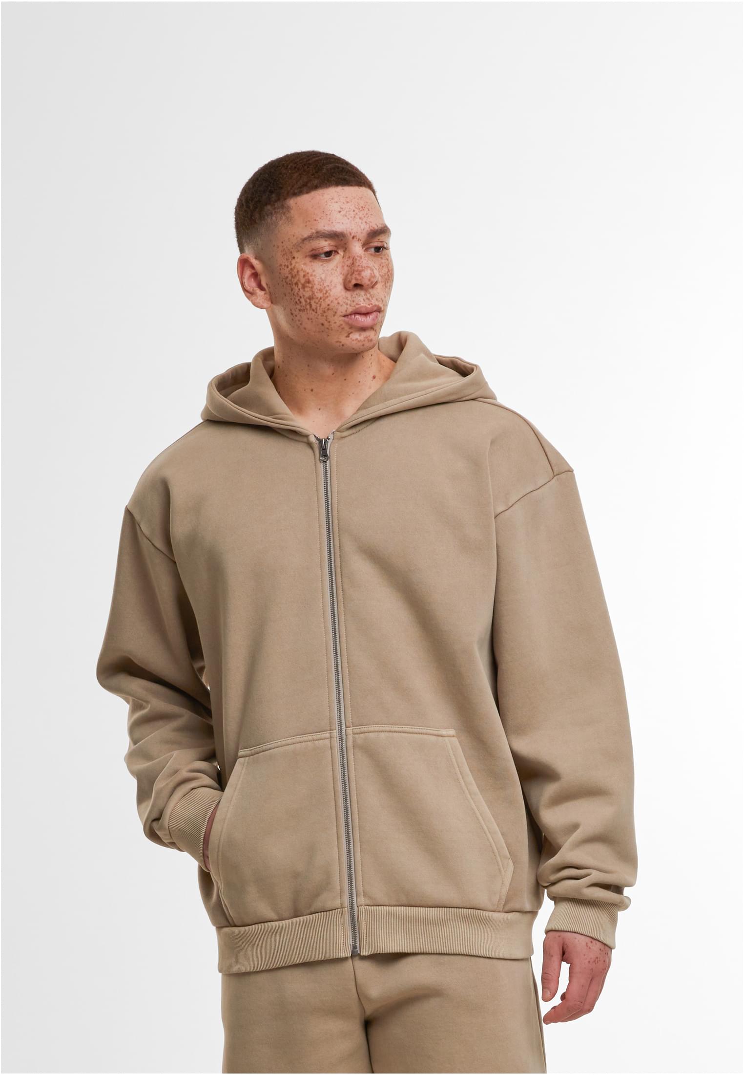 Vintage Heavy Zip Hoodie chalkdust | chalkdust