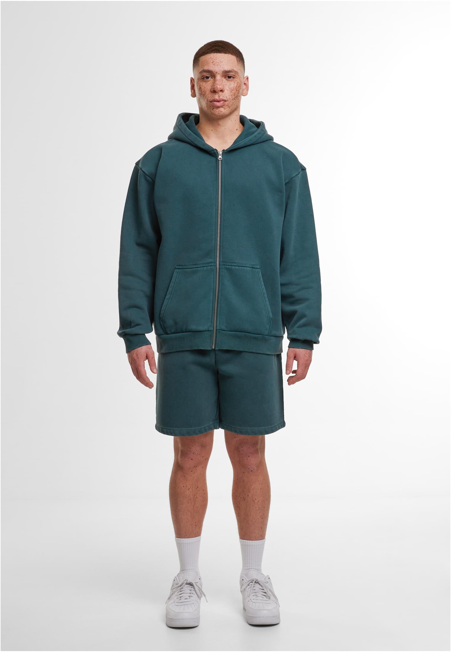 Vintage Heavy Zip Hoodie bottlegreen | bottlegreen