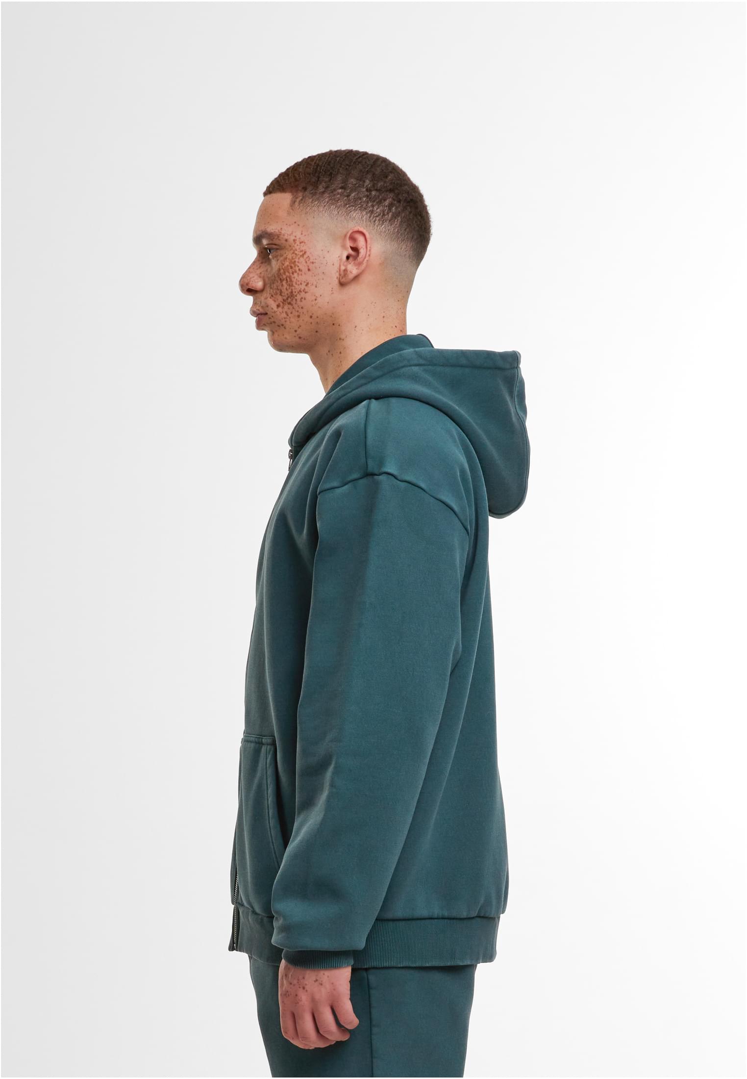 Vintage Heavy Zip Hoodie bottlegreen | bottlegreen
