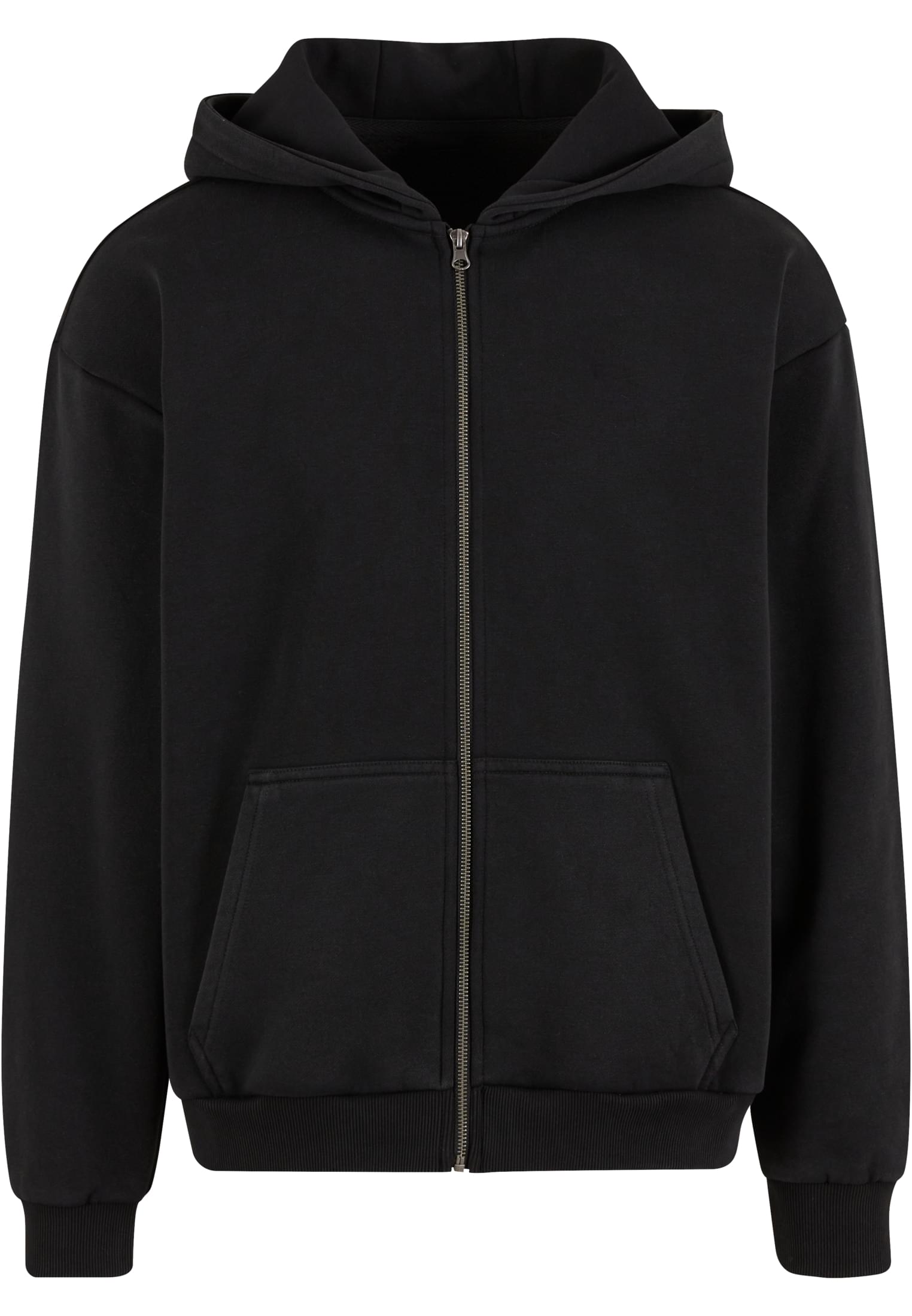 Vintage Heavy Zip Hoodie black | black