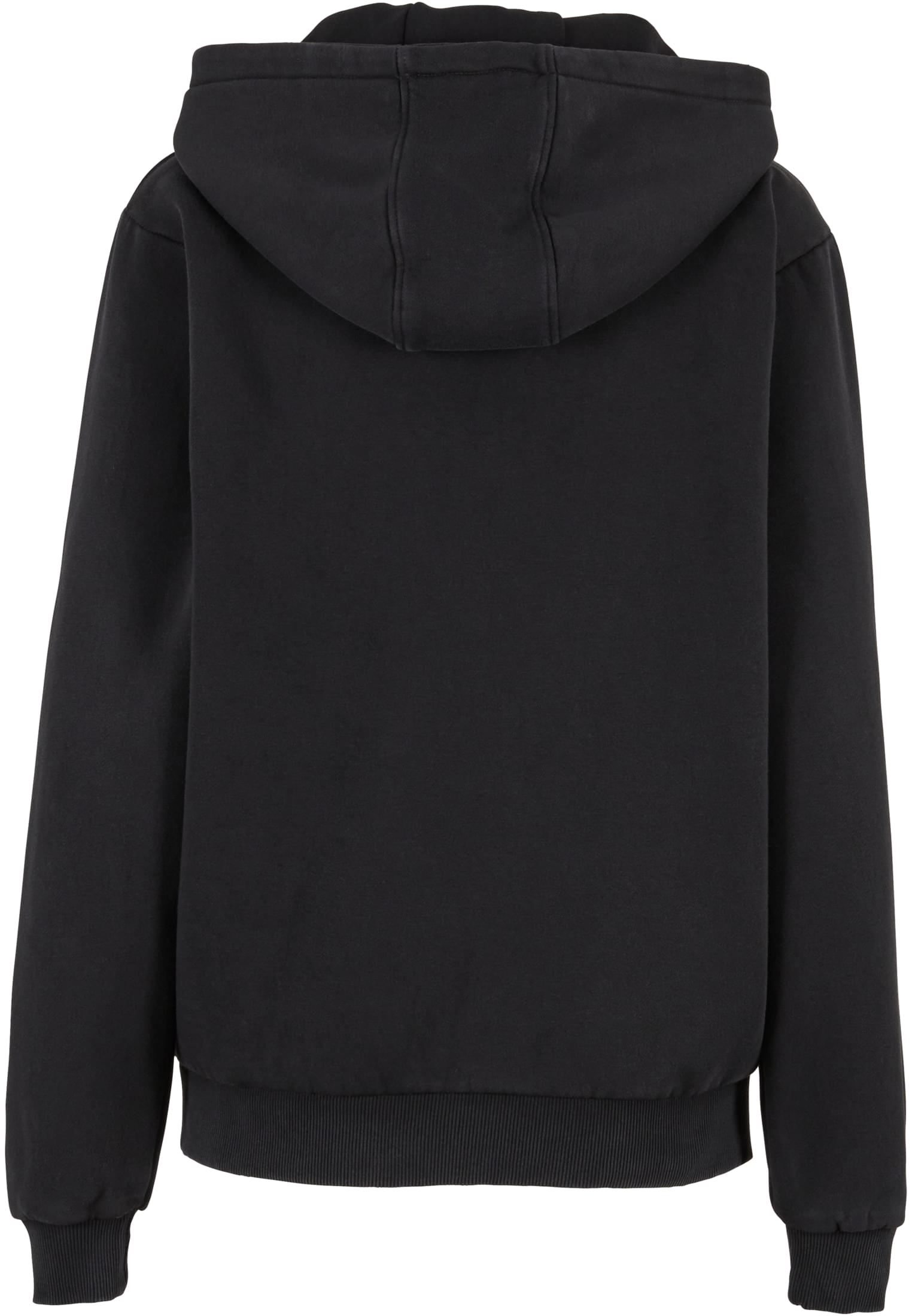 Ladies Vintage Heavy Zip Hoody black | black