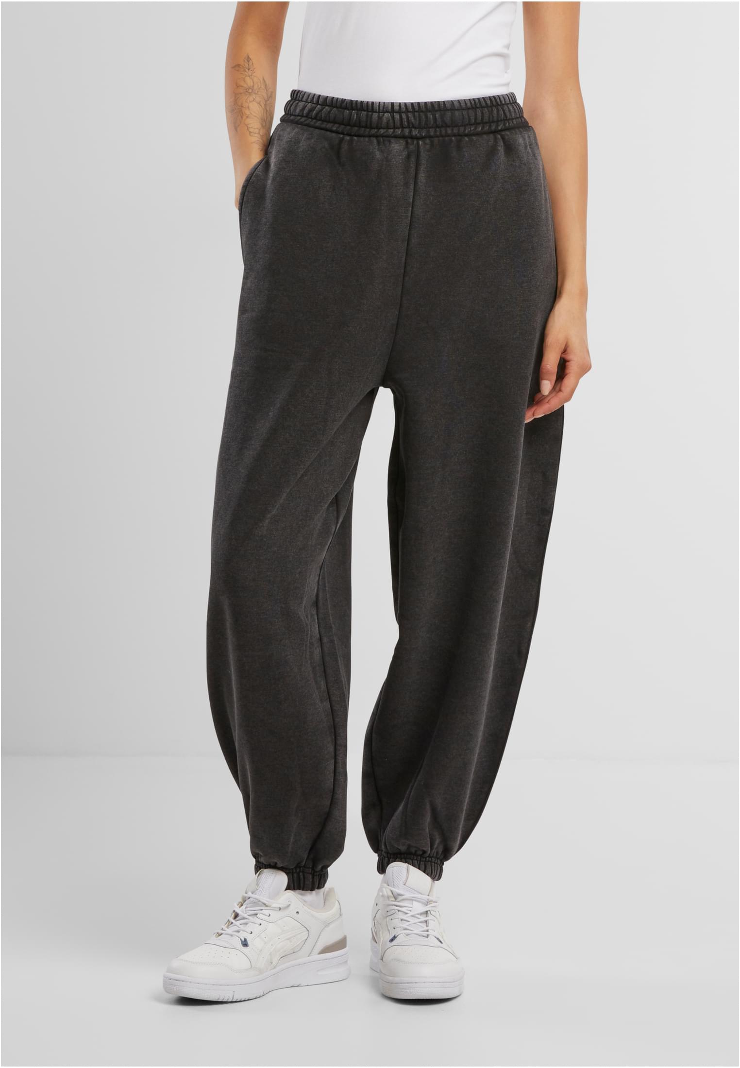 Ladies Vintage Heavy Sweatpants black | black