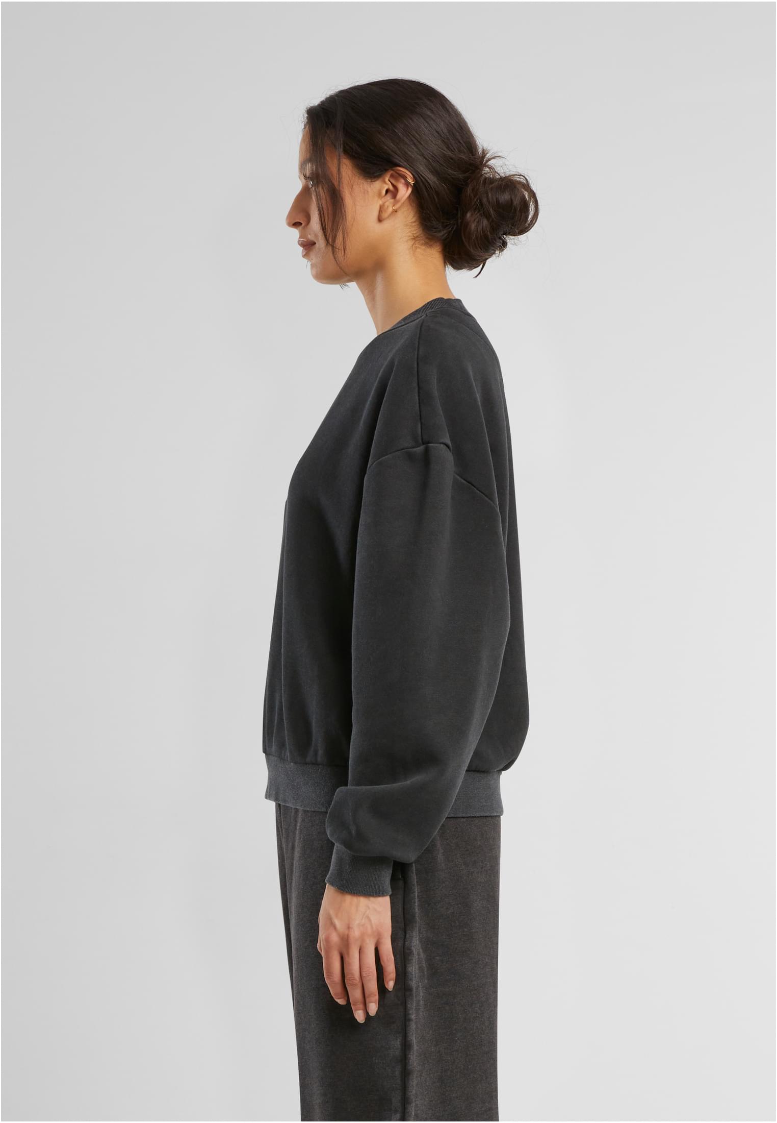 Ladies Vintage Heavy Crewneck black | black