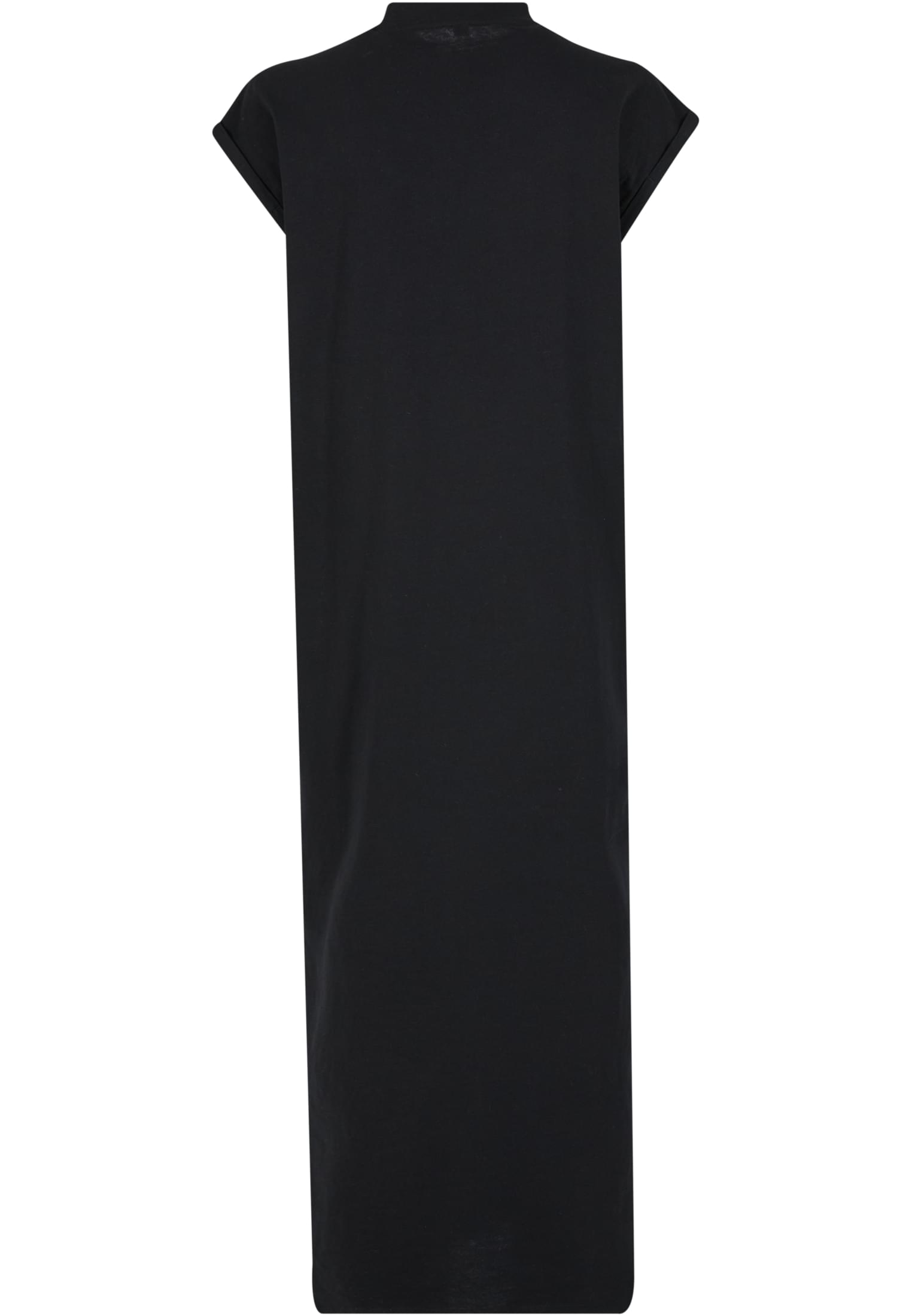 Ladies Long Extended Shoulder Dress black | black