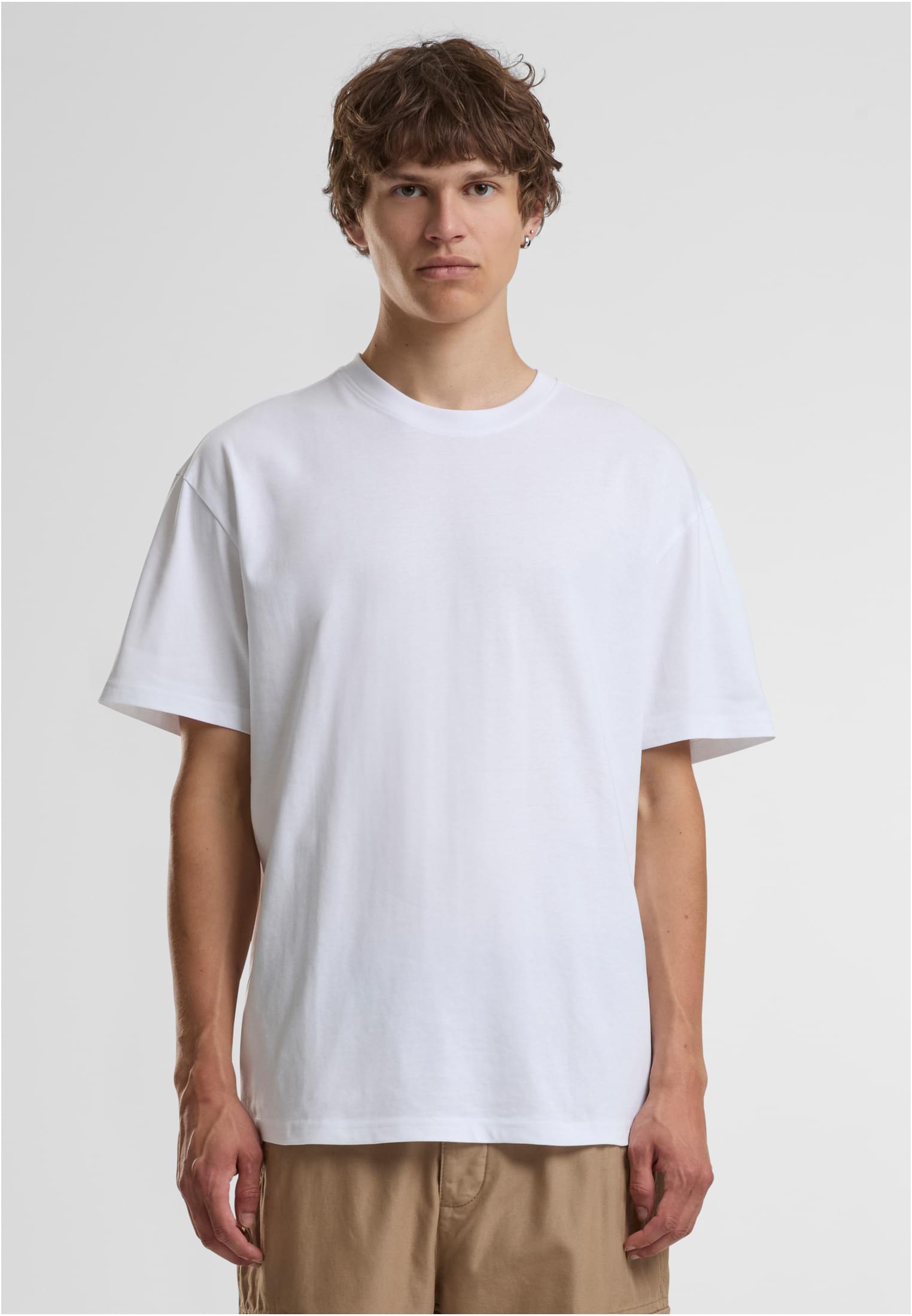 Cotton Loose Tee white | white