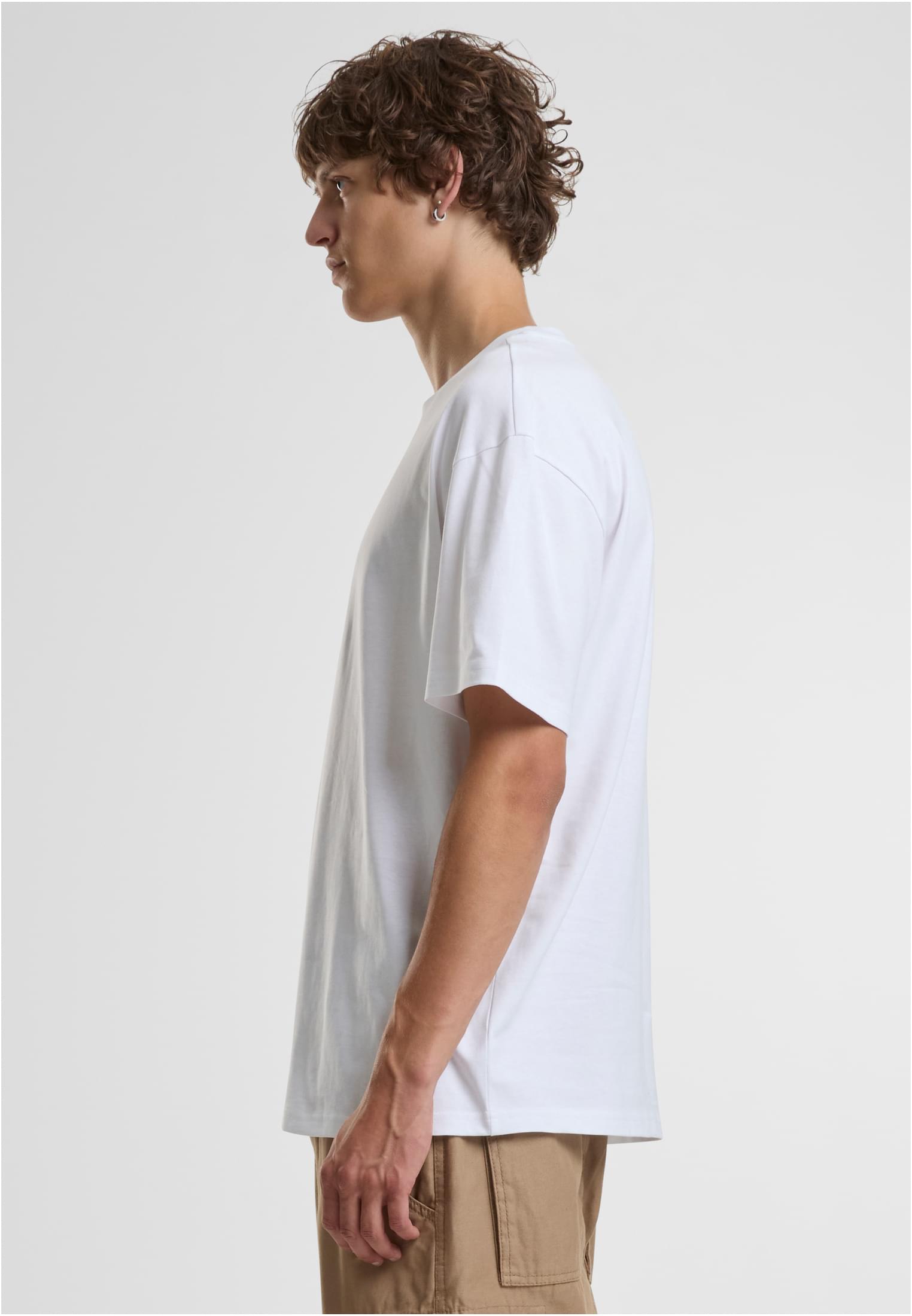 Cotton Loose Tee white | white