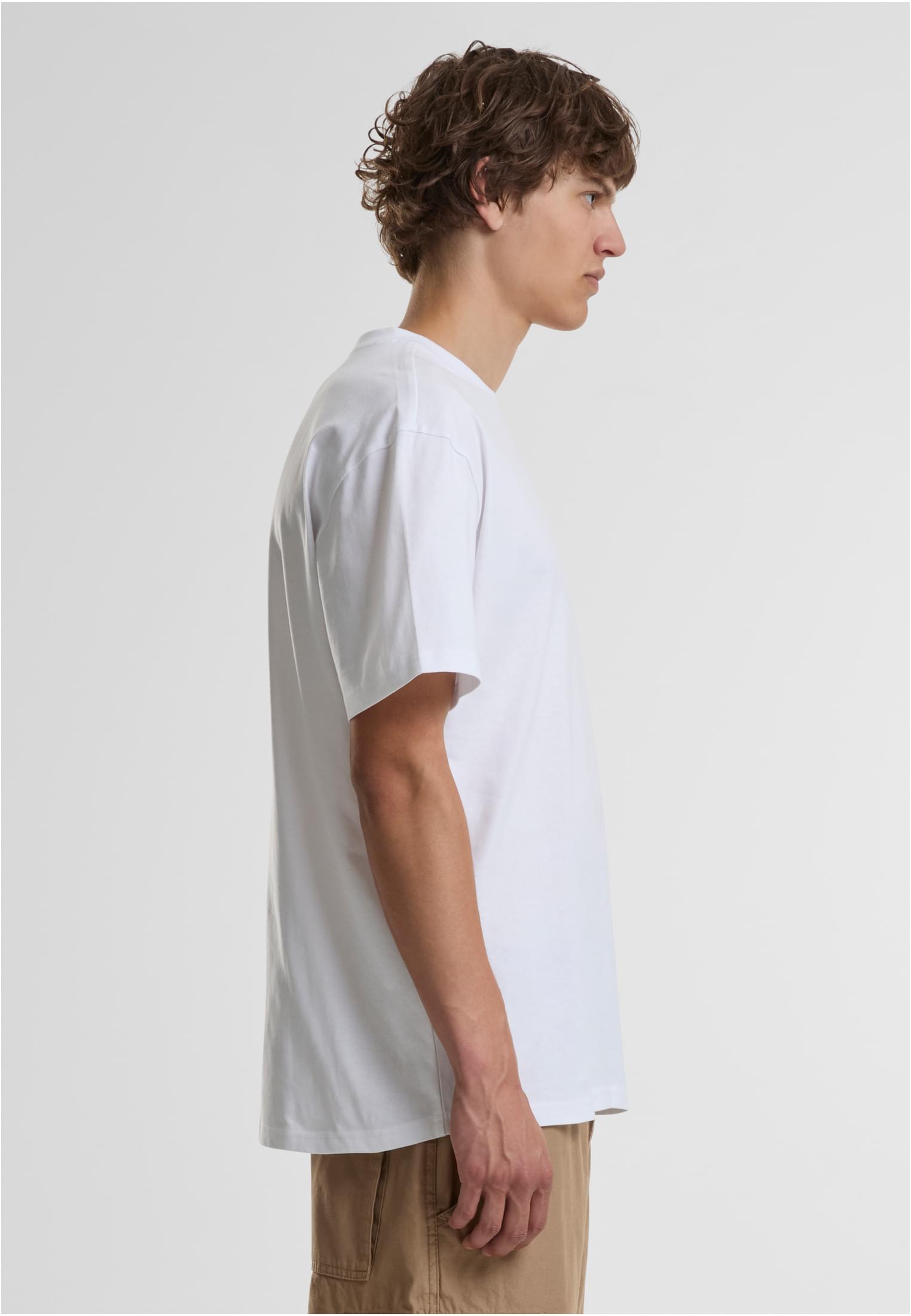 Cotton Loose Tee white | white