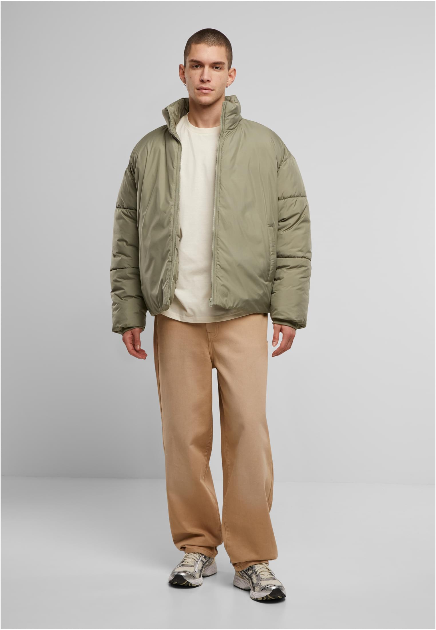 Oversized Puffer Jacket paleolive | paleolive