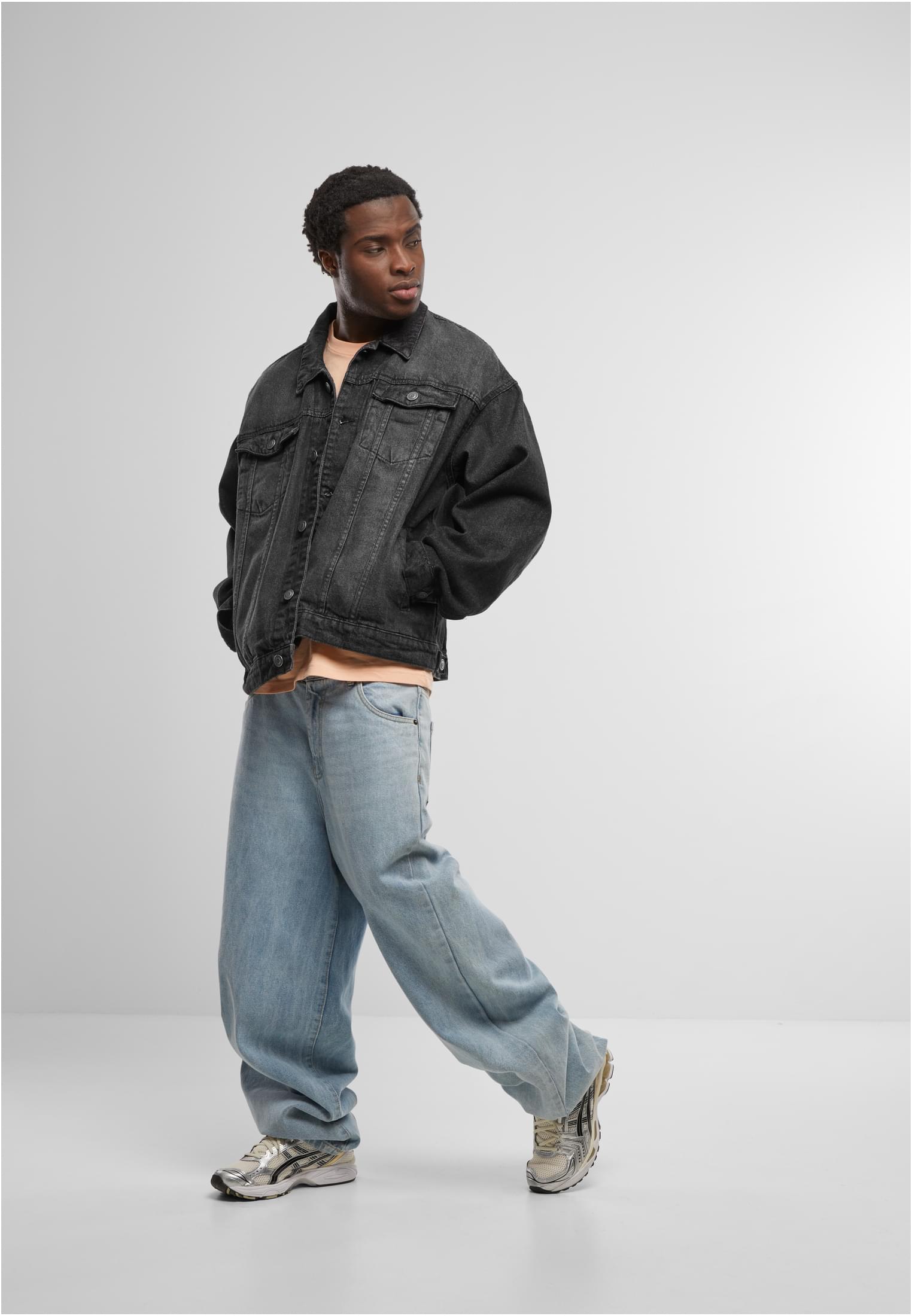 Heavy Ounce Boxy Denim Jacket black washed | black washed