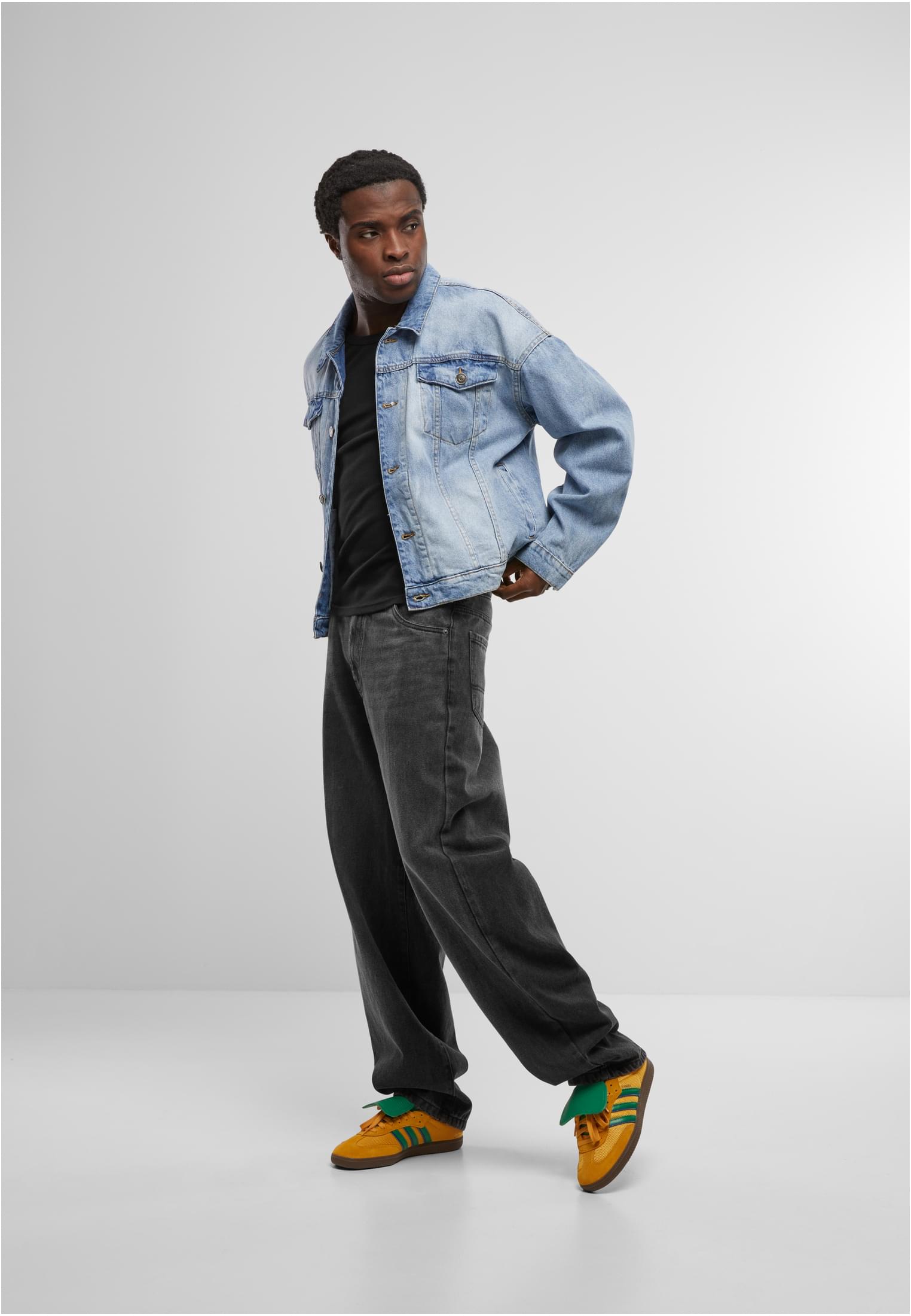 Heavy Ounce Boxy Denim Jacket new light blue washed | new light blue washed