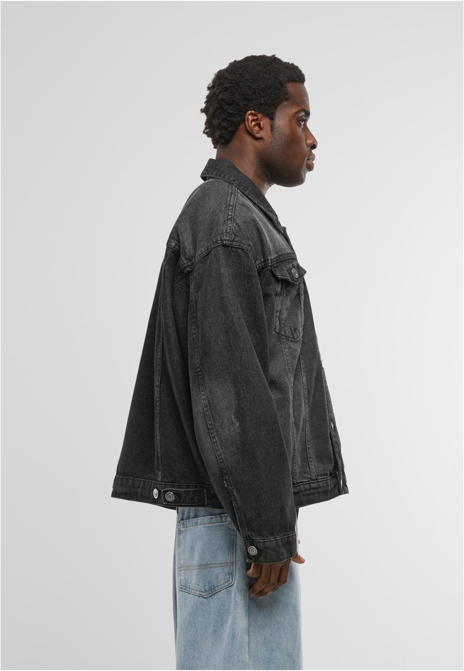 Heavy Ounce Boxy Denim Jacket black washed | black washed