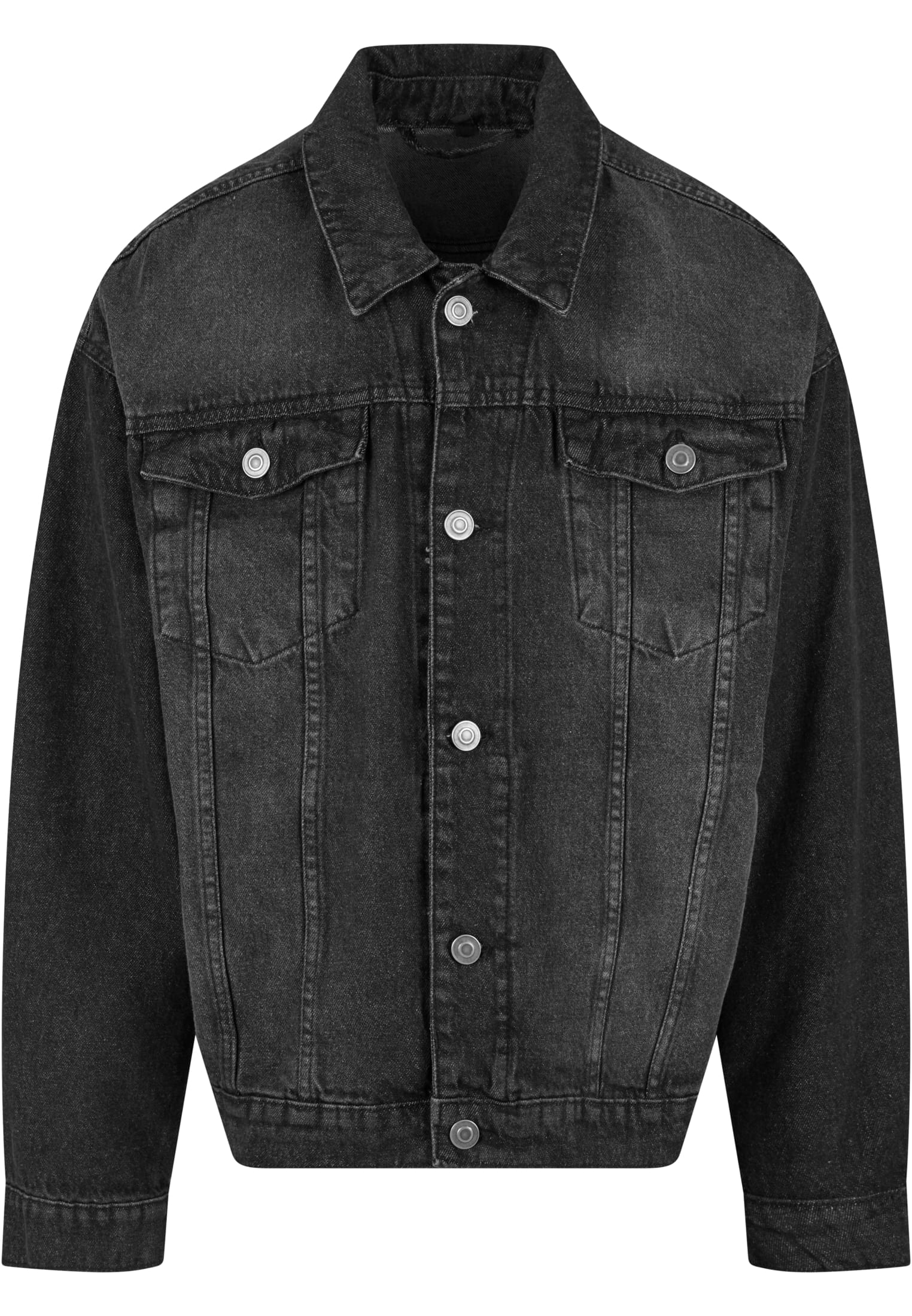 Heavy Ounce Boxy Denim Jacket black washed | black washed