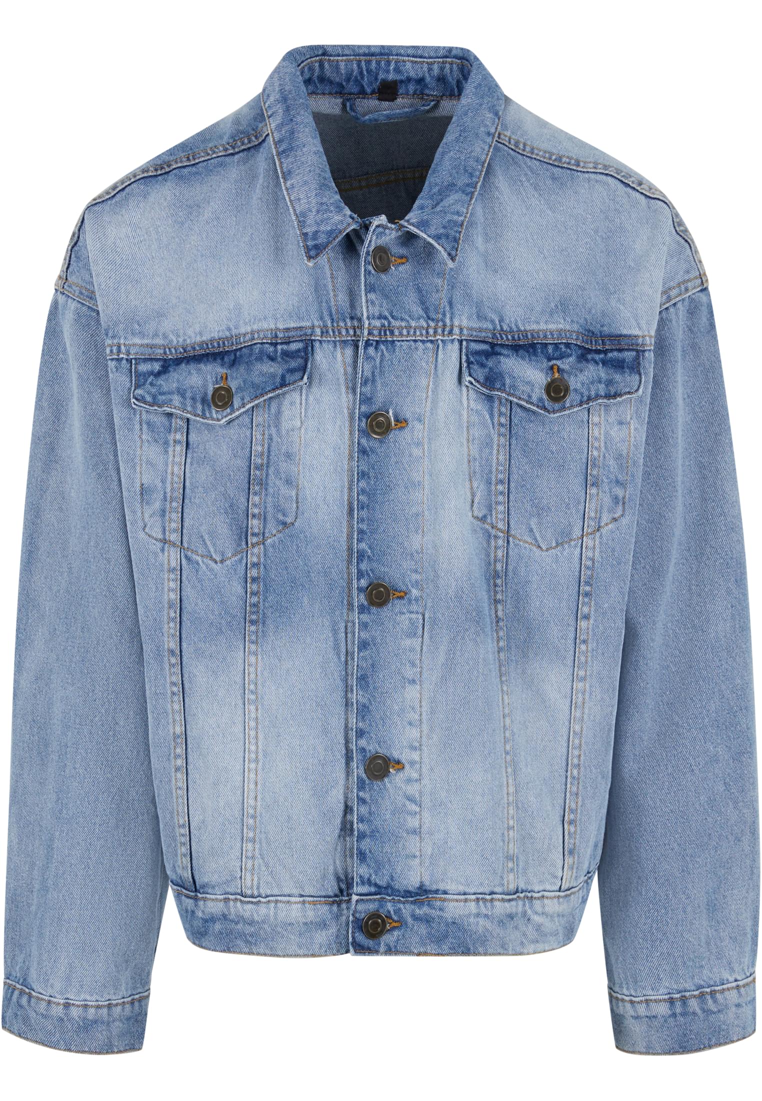 Heavy Ounce Boxy Denim Jacket new light blue washed | new light blue washed