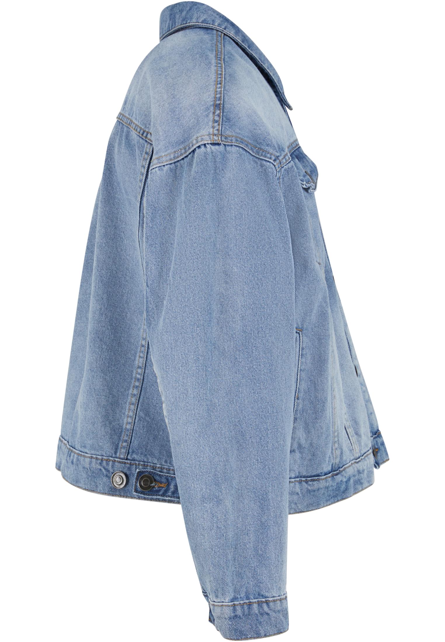 Heavy Ounce Boxy Denim Jacket new light blue washed | new light blue washed