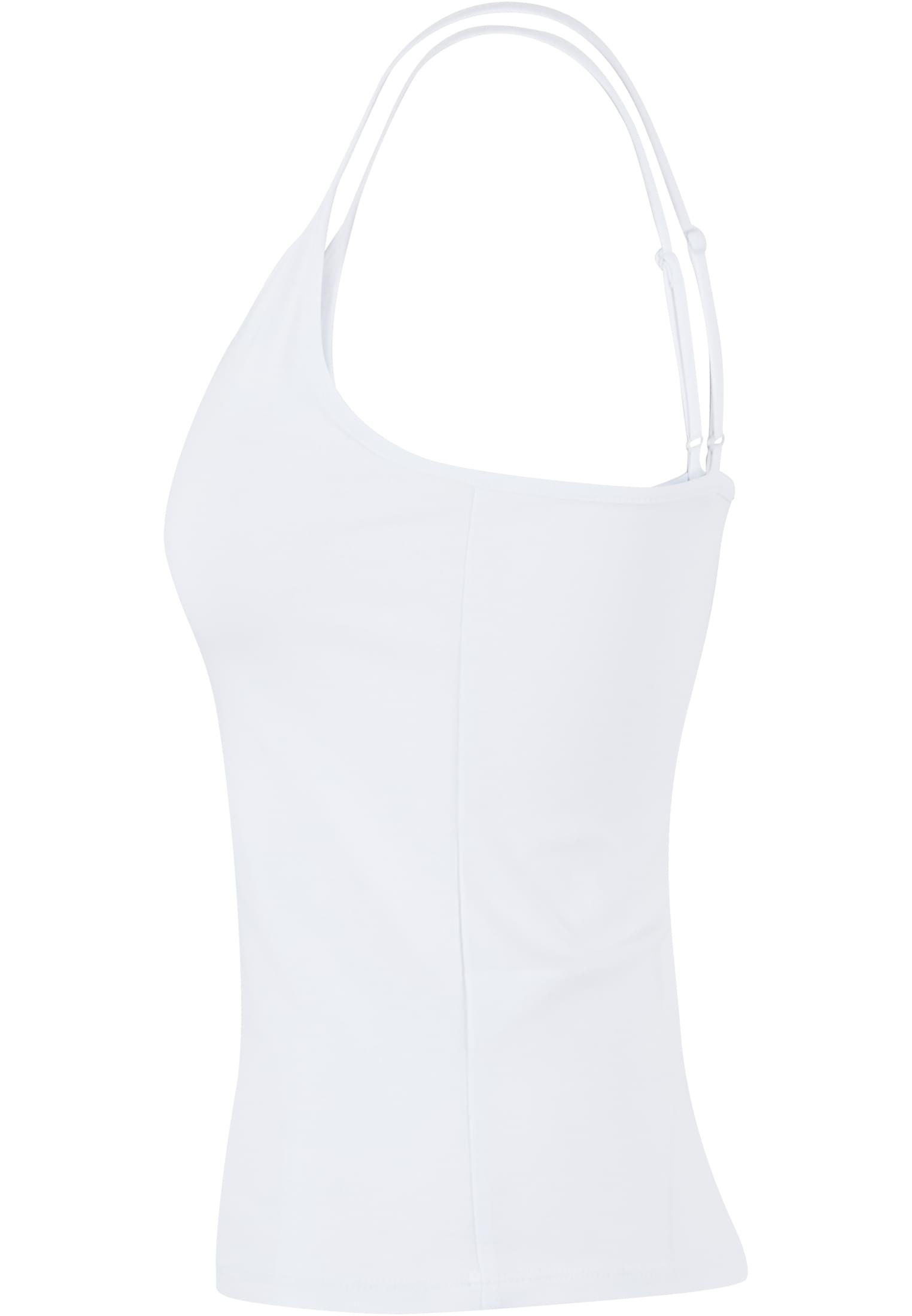 Ladies Stretch Jersey Short Slim Top white | white