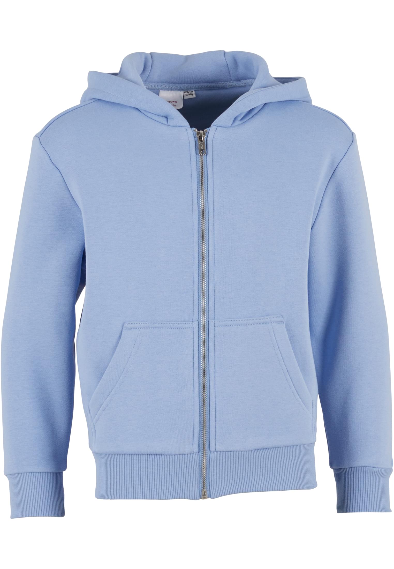 Kids Fluffy Zip Hoody powderblue | powderblue