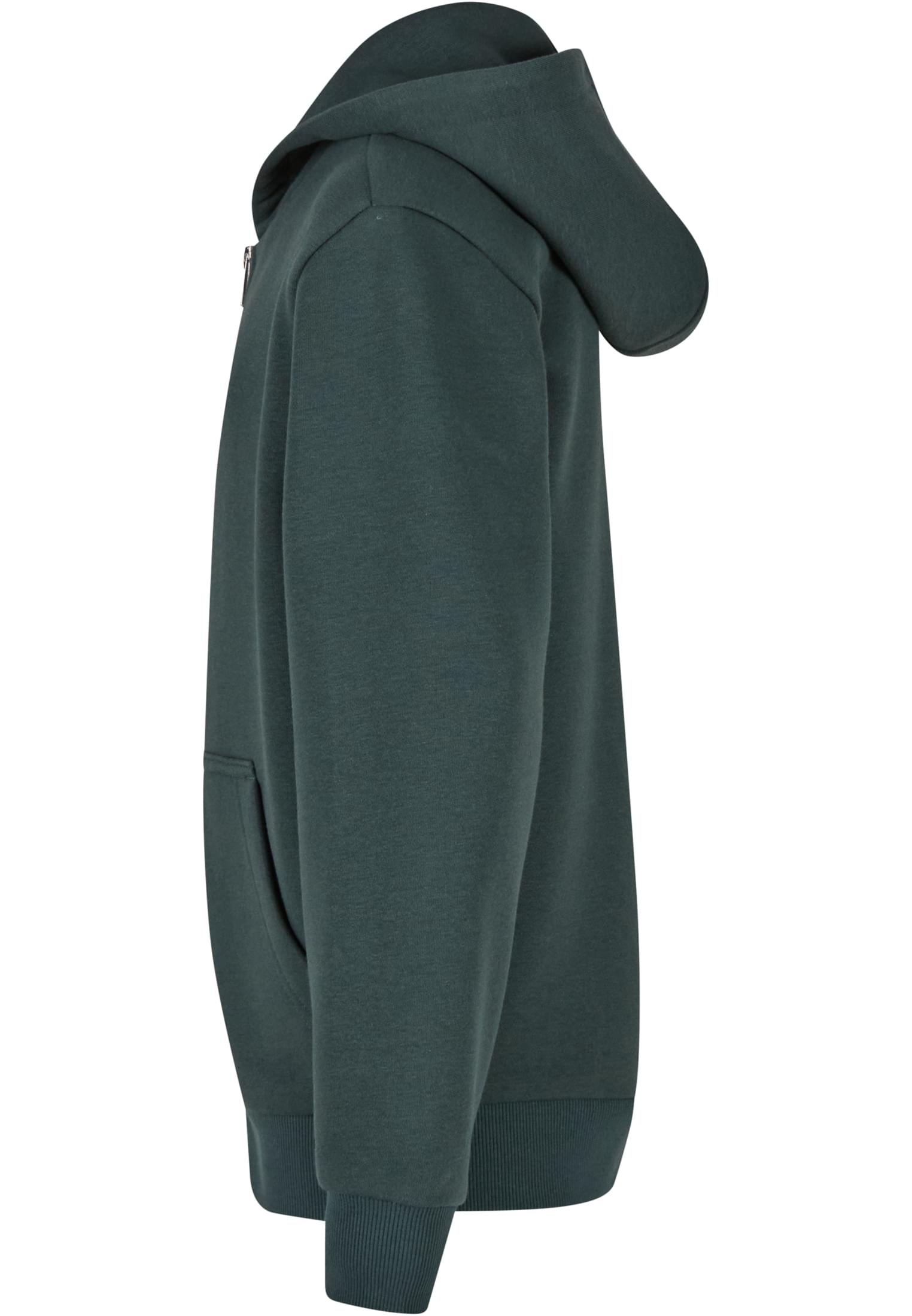 Kids Fluffy Zip Hoody bottlegreen | bottlegreen
