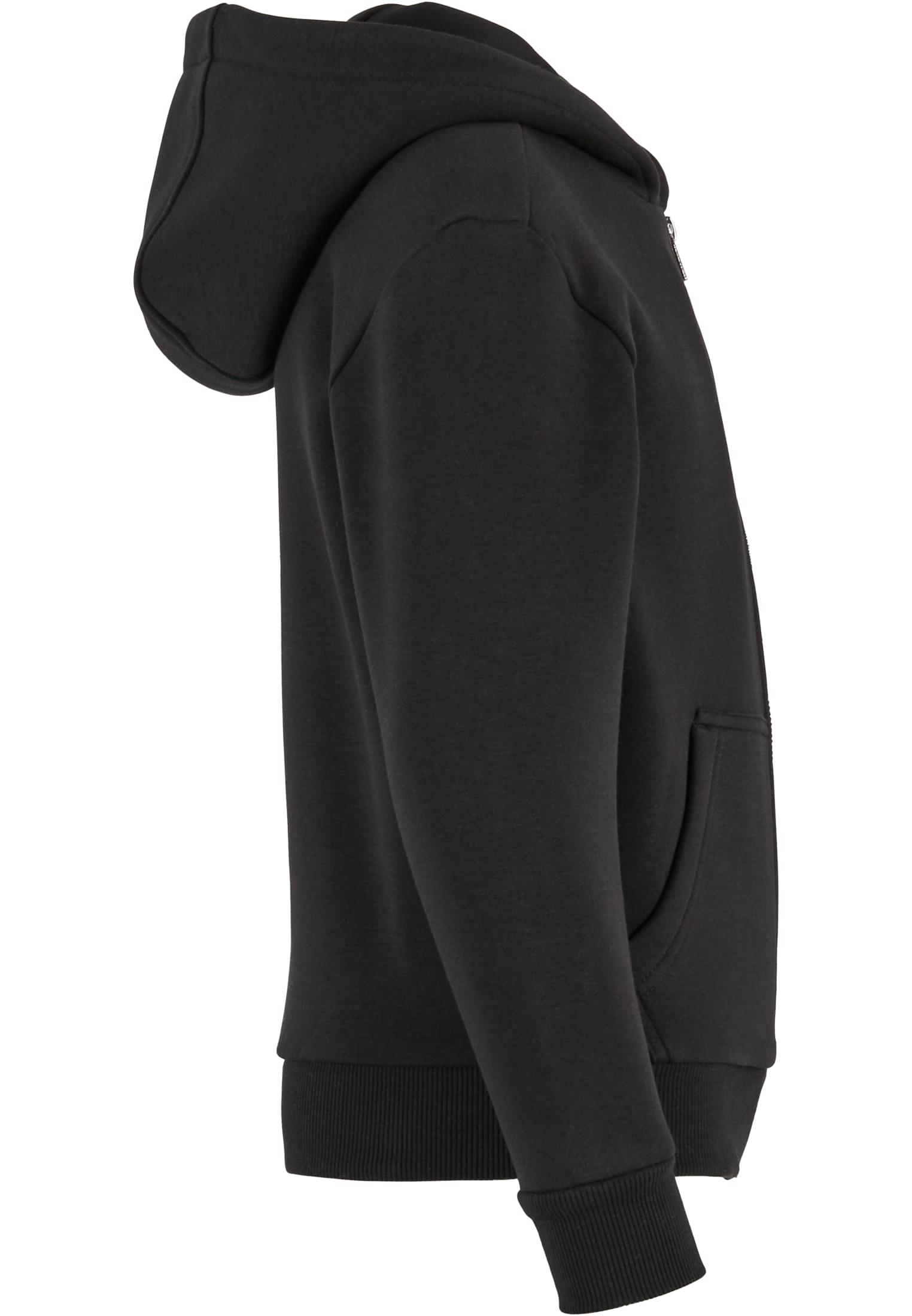 Kids Fluffy Zip Hoody black | black