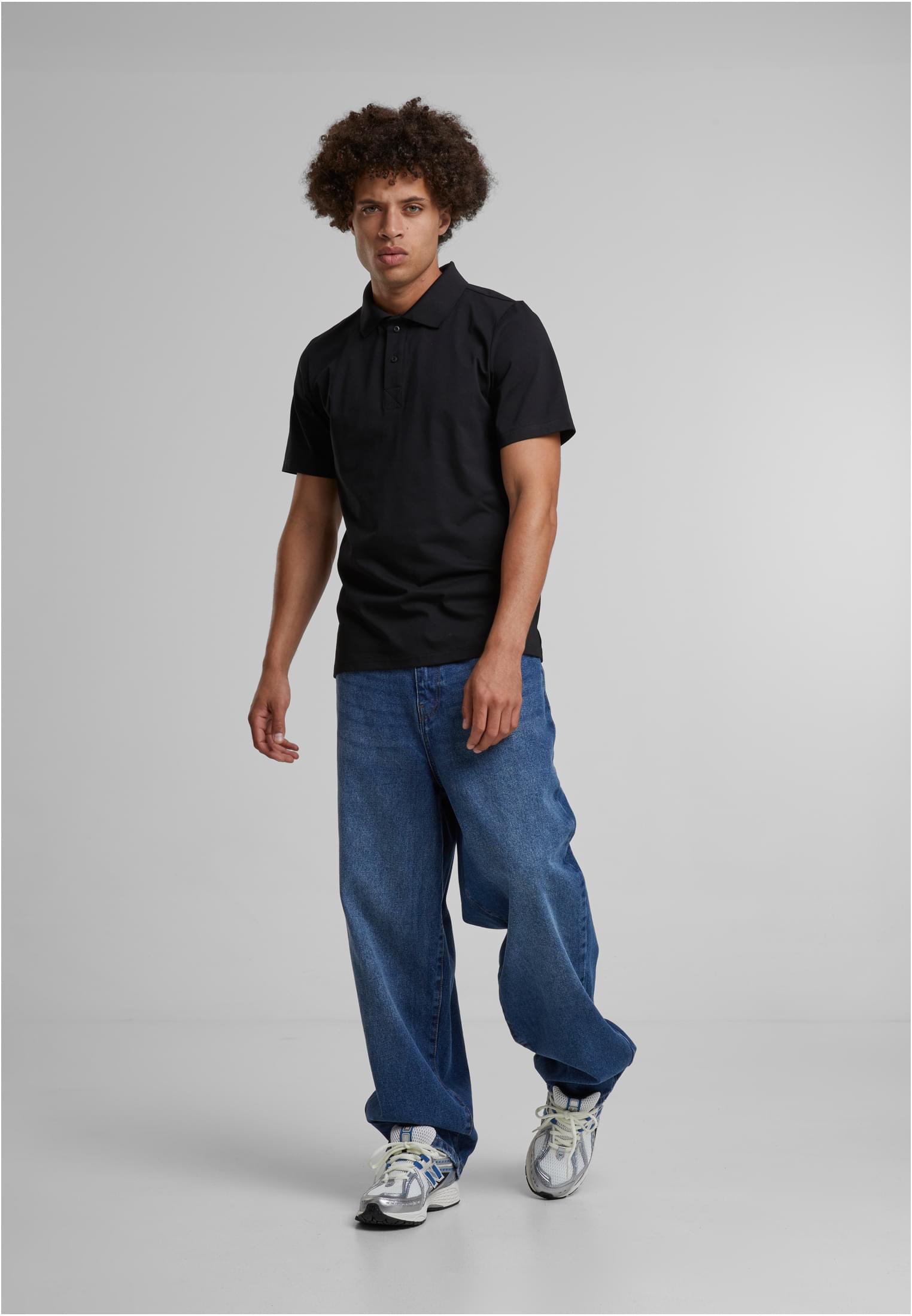 Sorona Polo Tee black | black