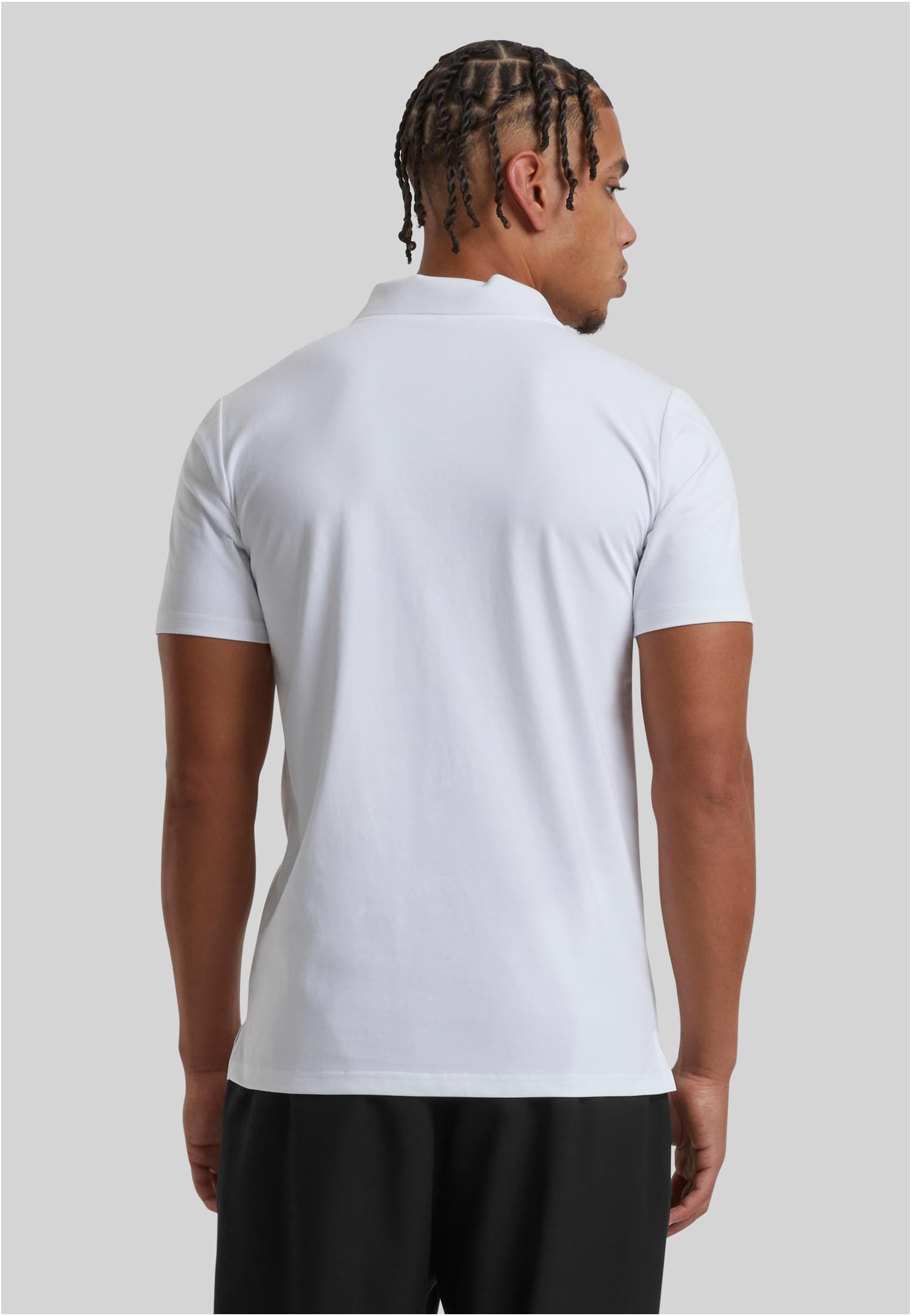 Sorona Polo Tee white | white