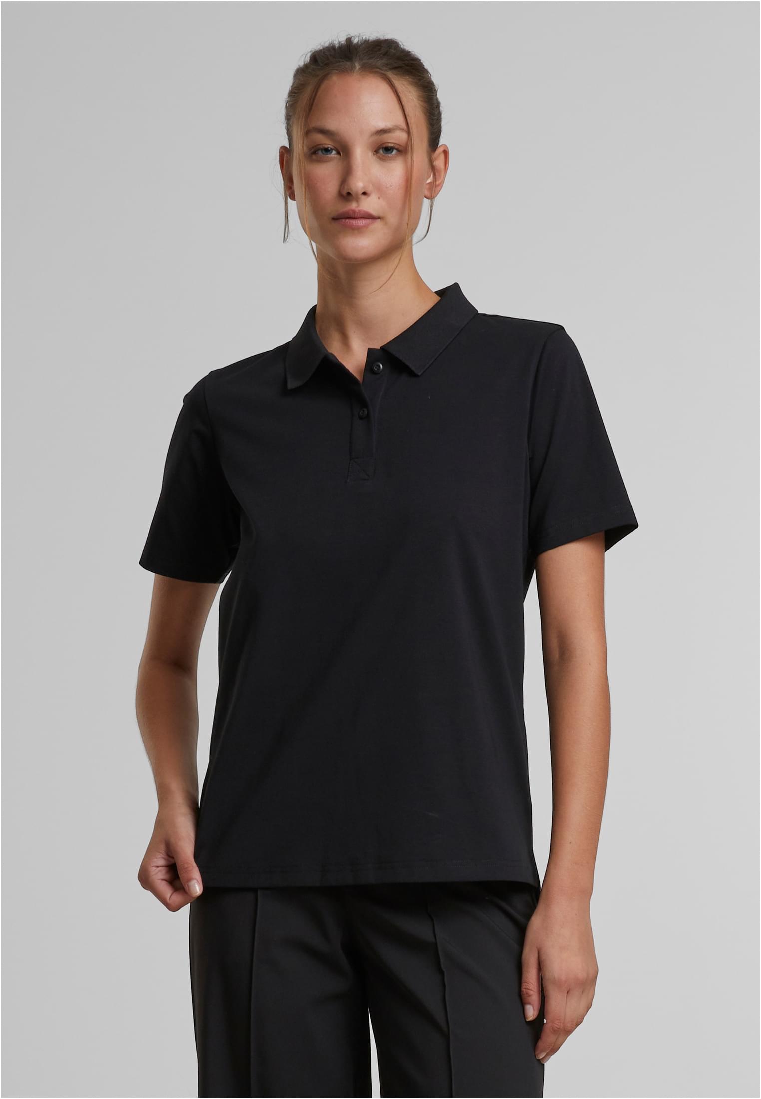 Ladies Sorona Polo Tee black | black