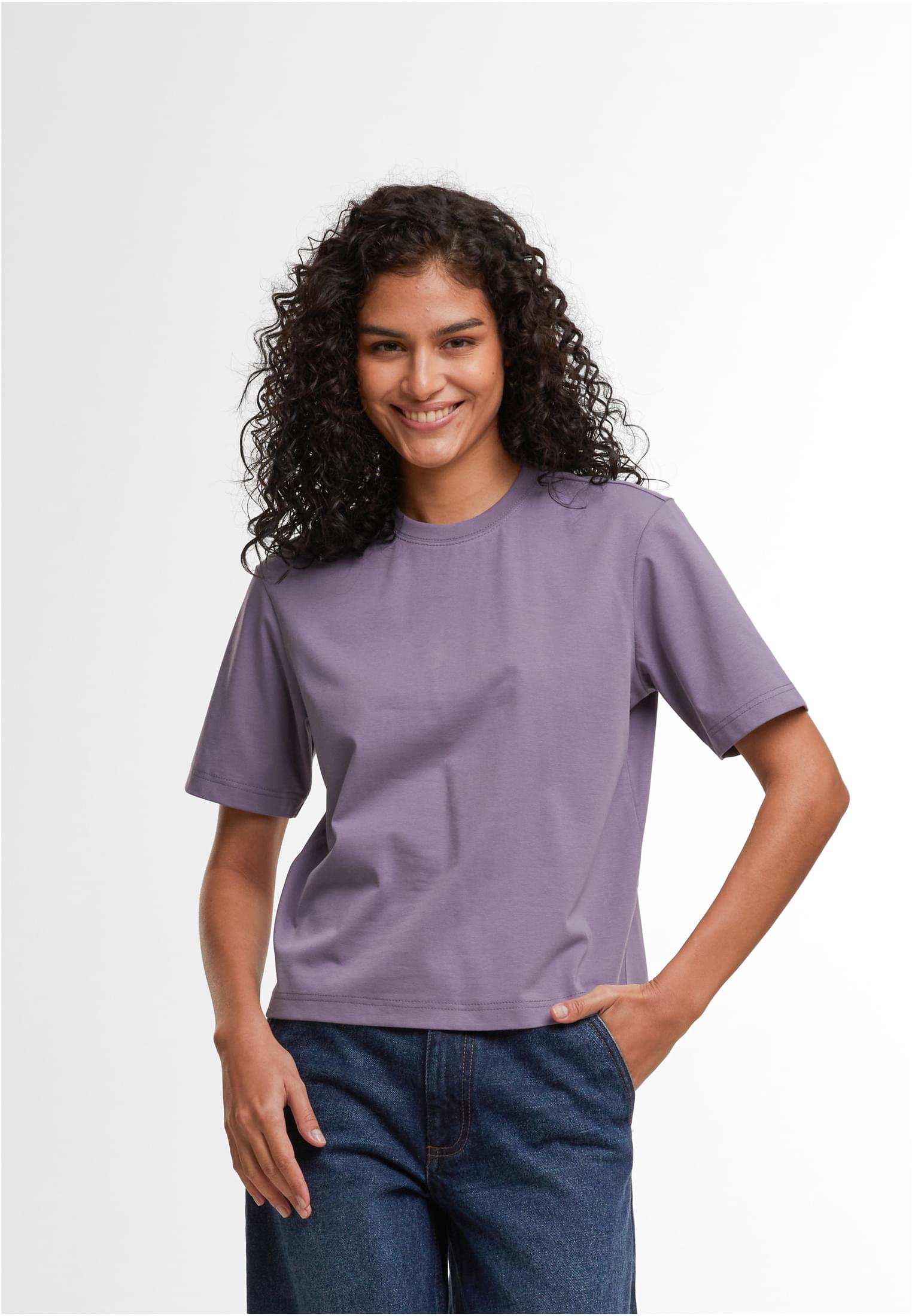 Ladies Sorona Loose Fit Tee dustypurple | dustypurple