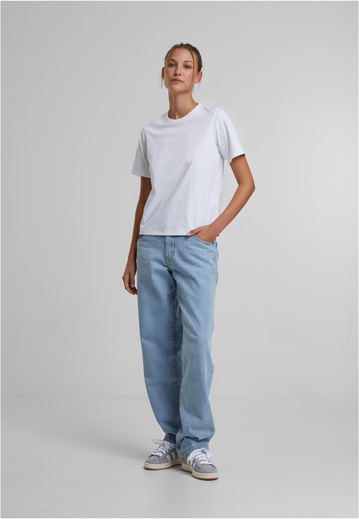Ladies Sorona Loose Fit Tee white | white
