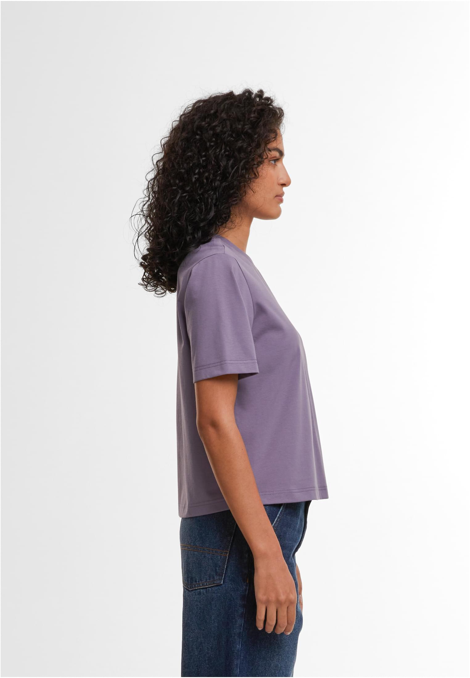Ladies Sorona Loose Fit Tee dustypurple | dustypurple